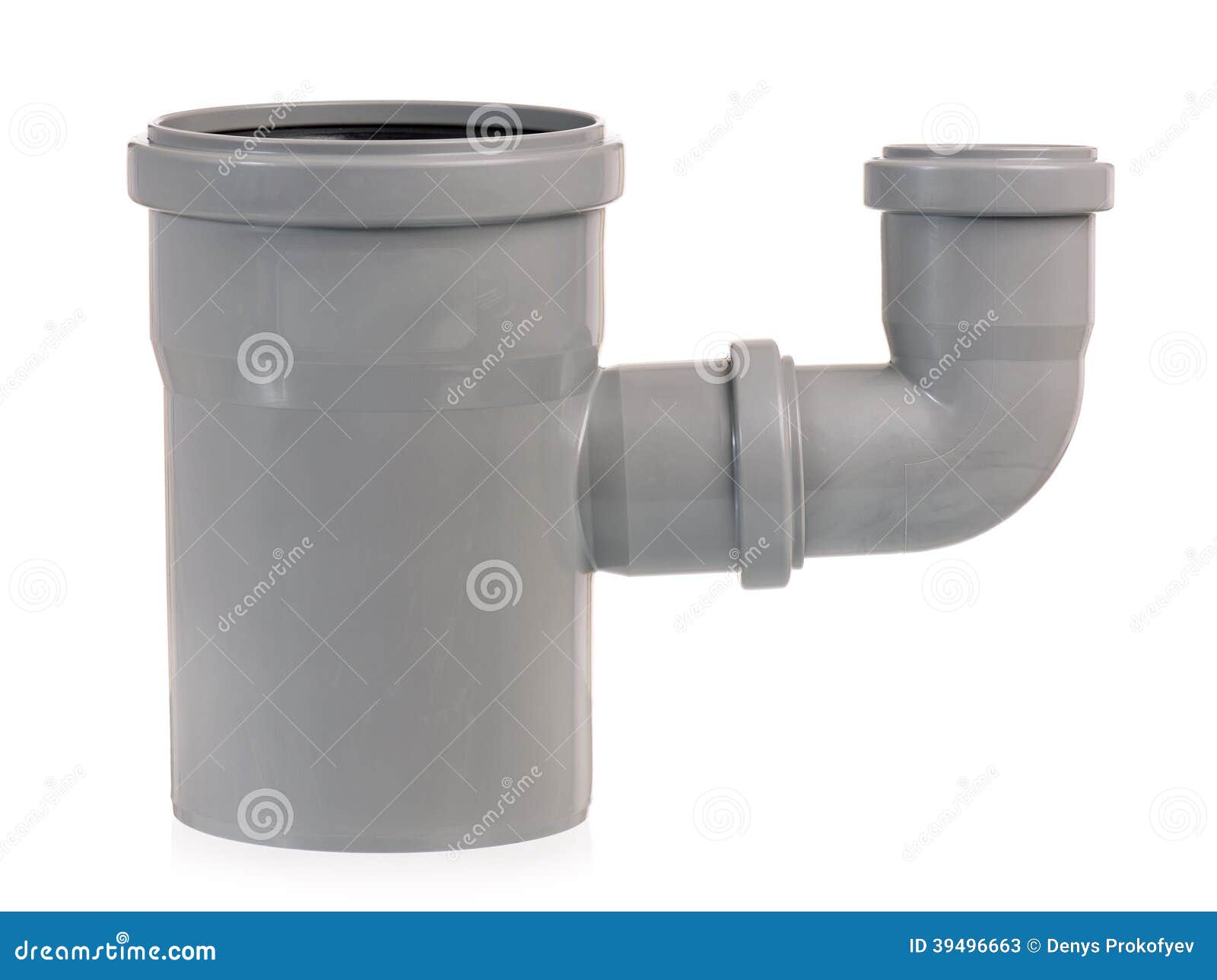 Plastic sewer pipe stock image. Image of plumbing, pipeline 39496663