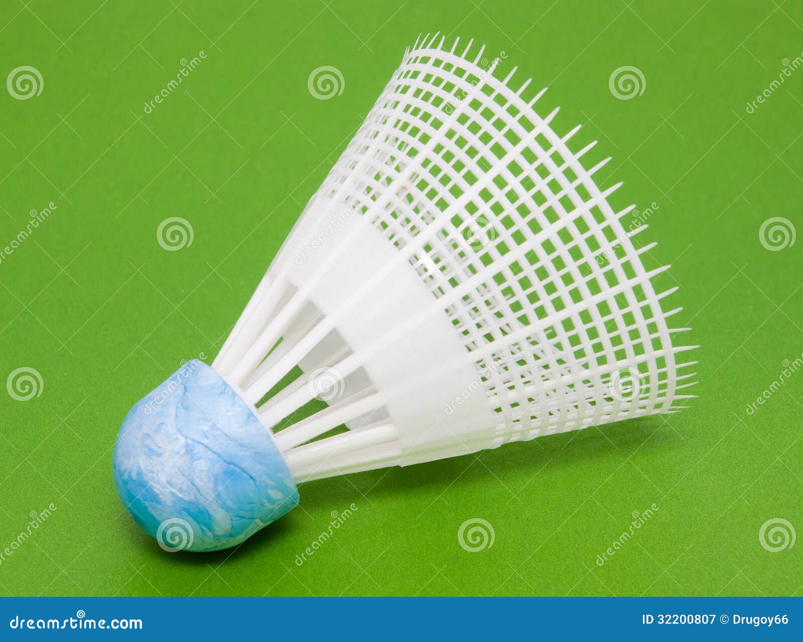 Plastic Shuttlecock For Badminton Stock Image Image of white, closeup