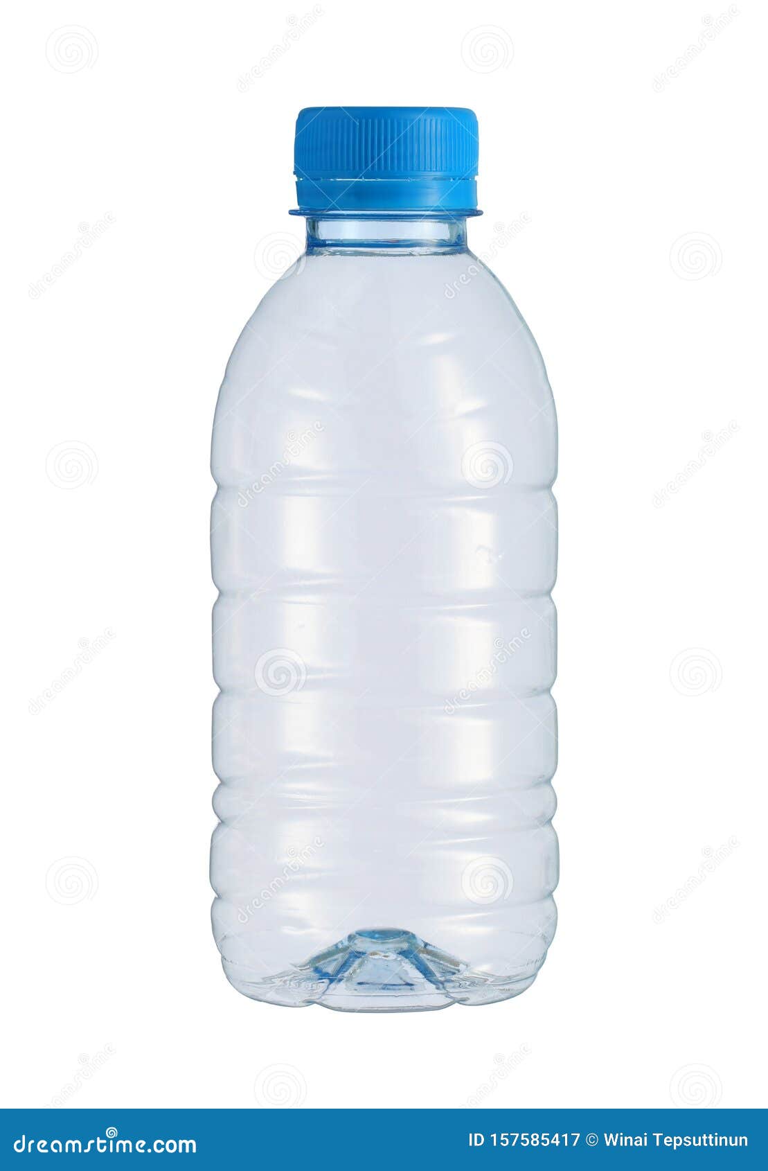 Plastic Small Water Bottle Disposable Stock Image - Image of