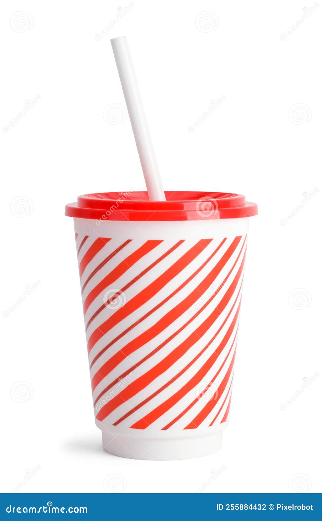 Plastic Soda Cup stock photo. Image of fast, straw, disposable 255884432