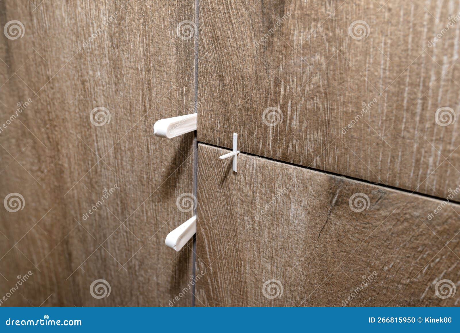 Plastic Spacers and Distances for Laying Ceramic Tiles, Tiles Imitating