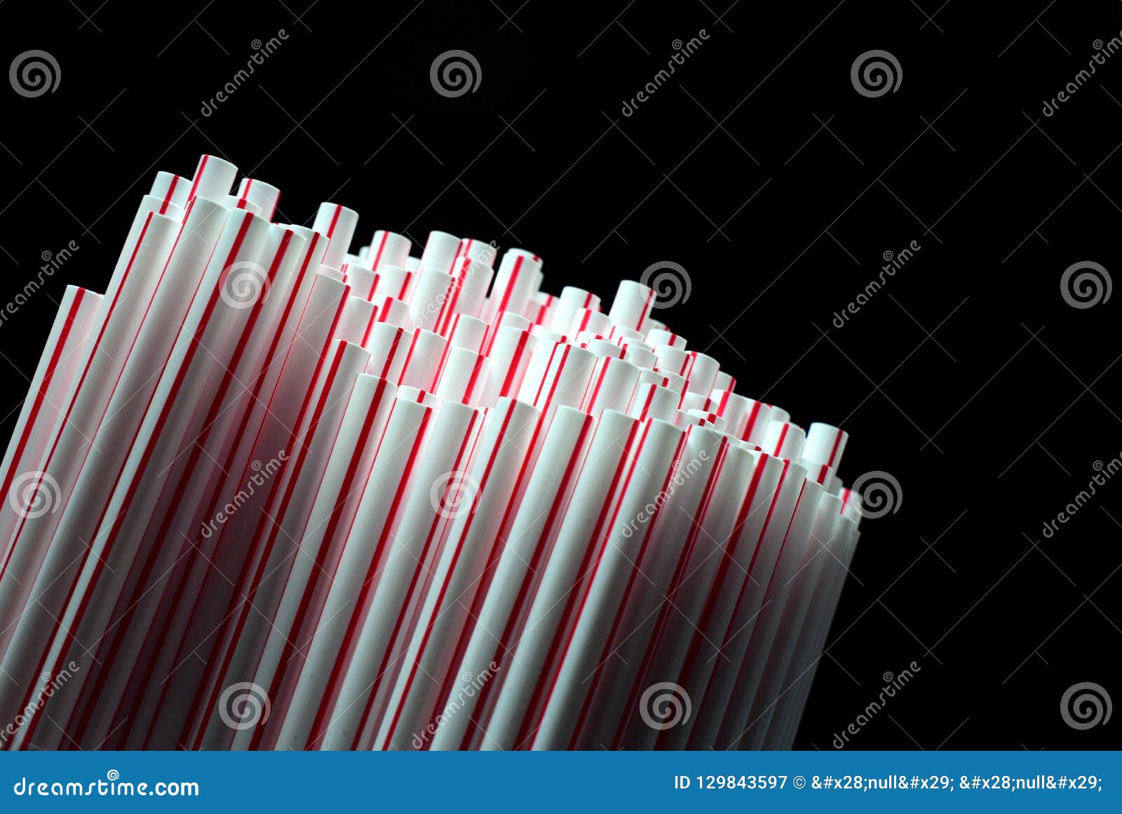Plastic straws pollution stock image. Image of tube 129843597