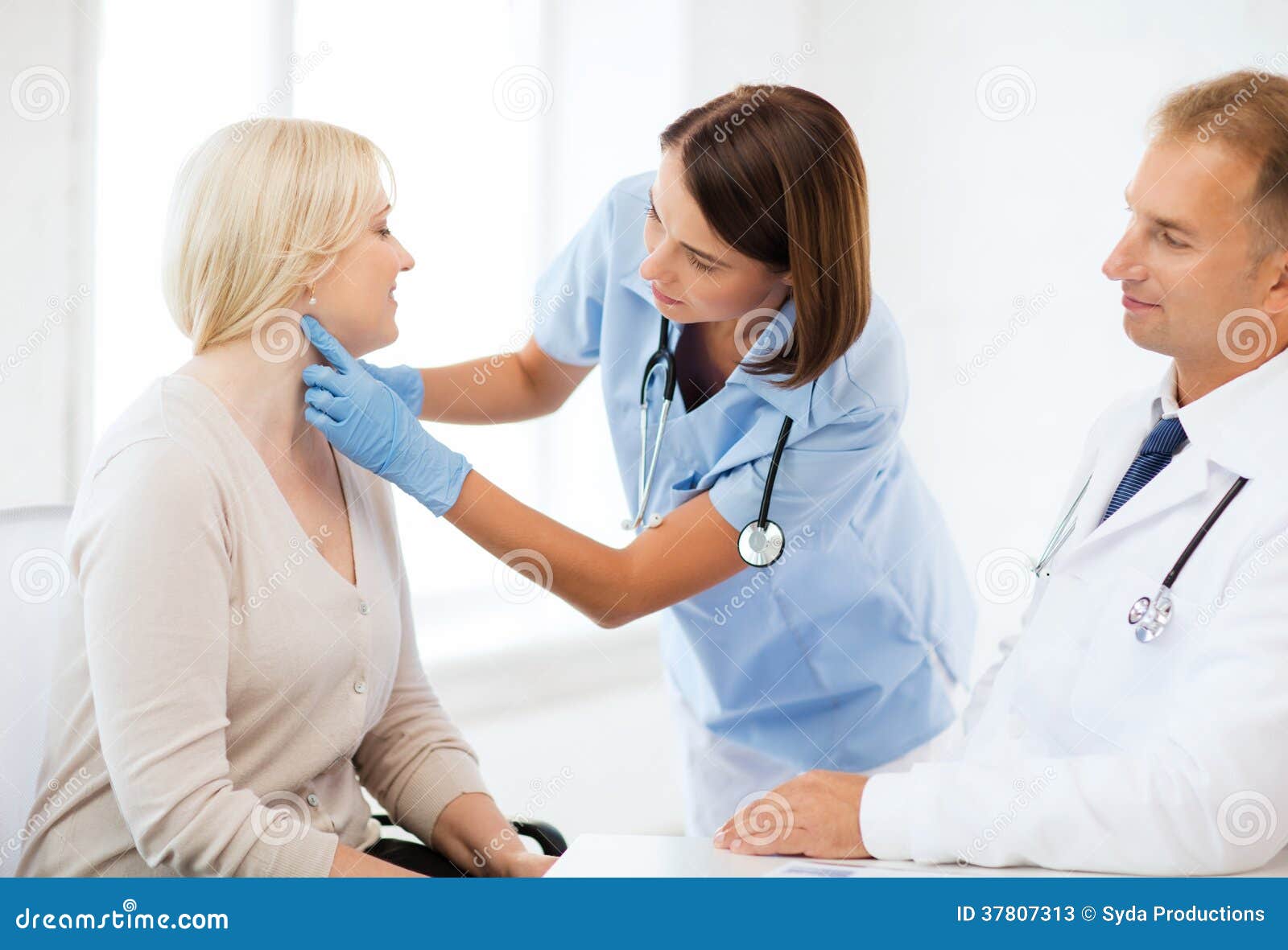 Plastic Surgeon or Doctor with Patient Stock Image Image of clinic
