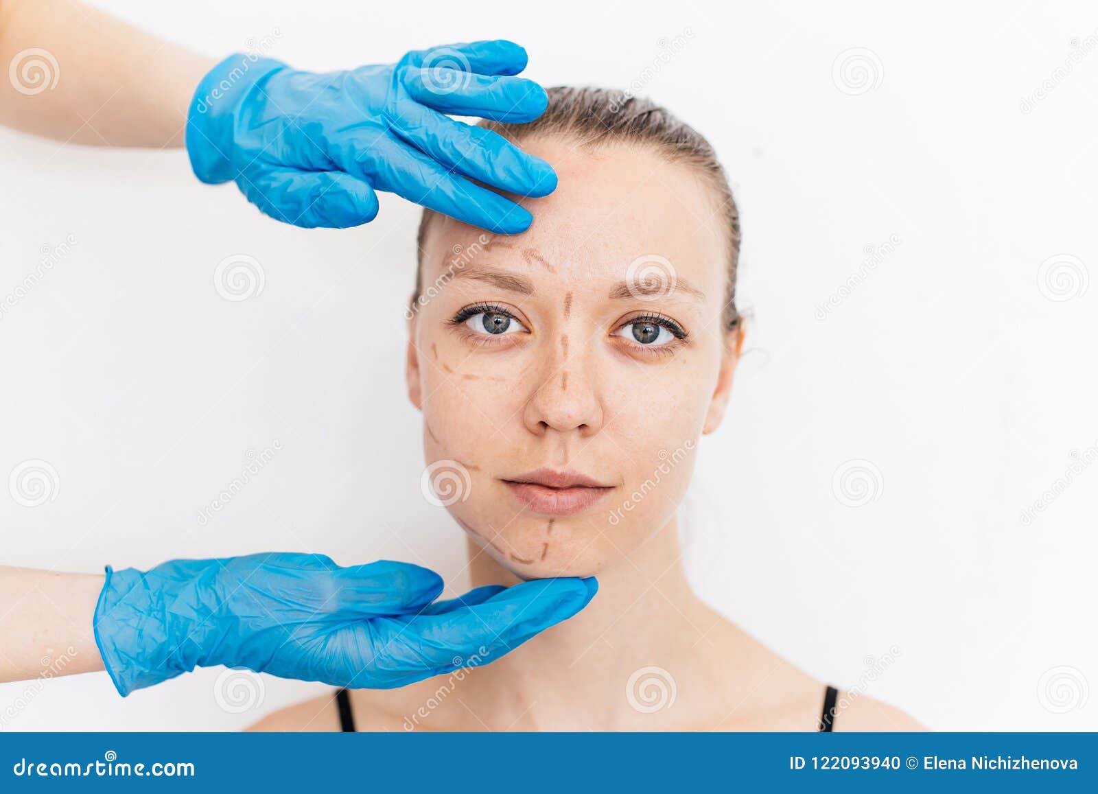 Plastic surgeon at work stock photo. Image of healthy 122093940
