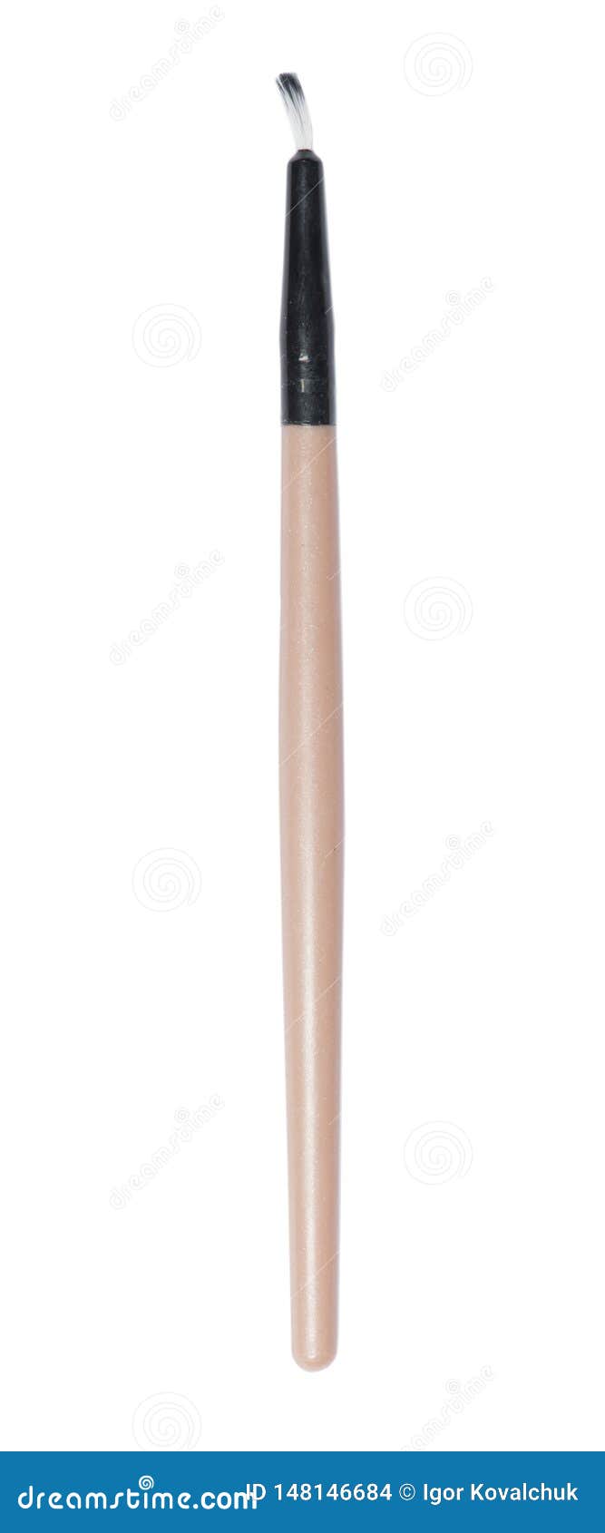 Plastic thin makeup brush stock photo. Image of application 148146684