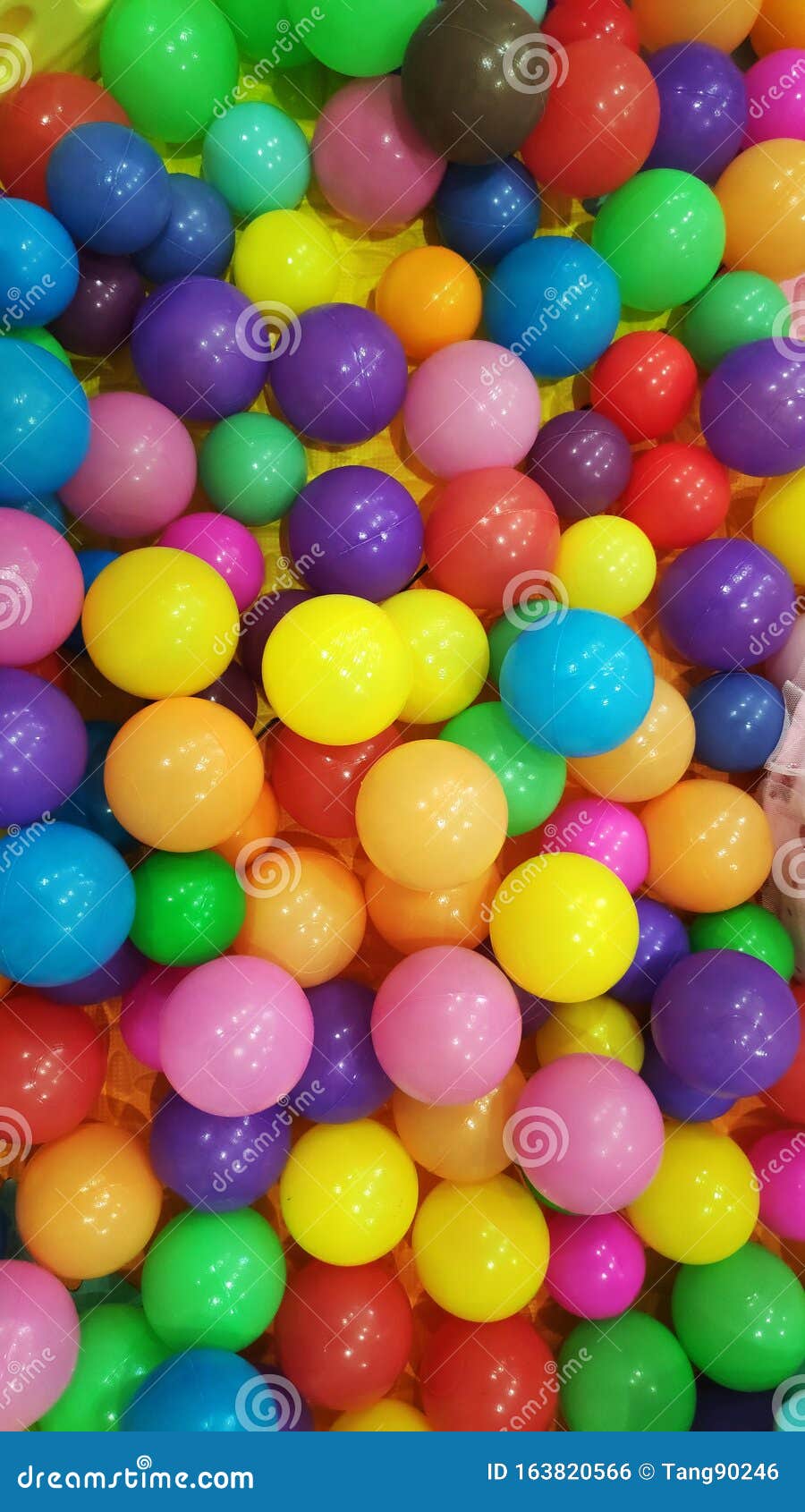 Plastic Toy Balls of Different Colors Stock Photo Image of ball