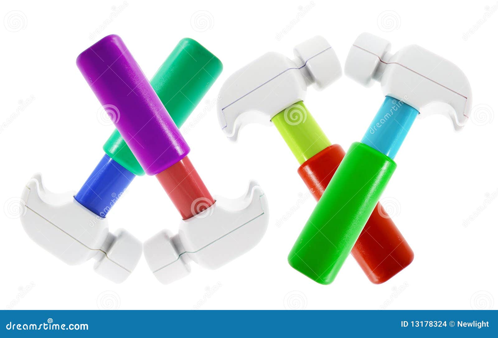 Plastic Toy Hammers Stock Images Image 13178324