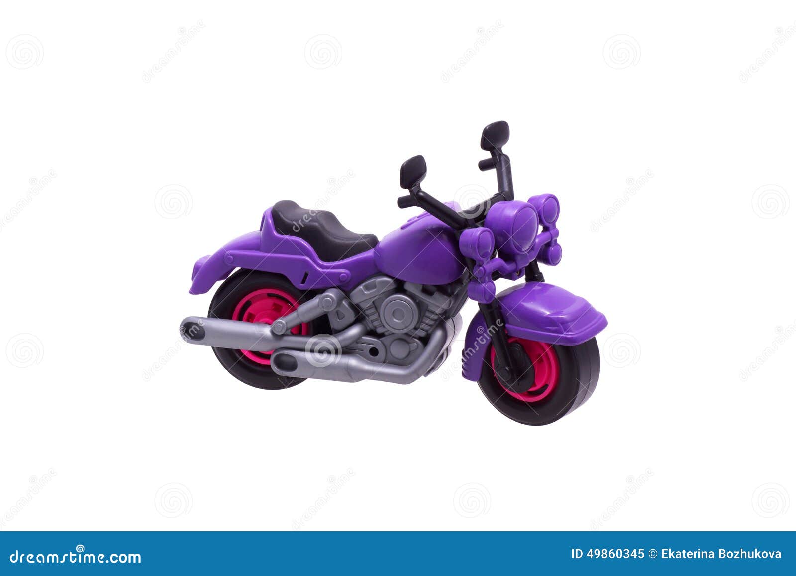 Plastic toy motorcycle. stock image. Image of small, motorcycle 49860345