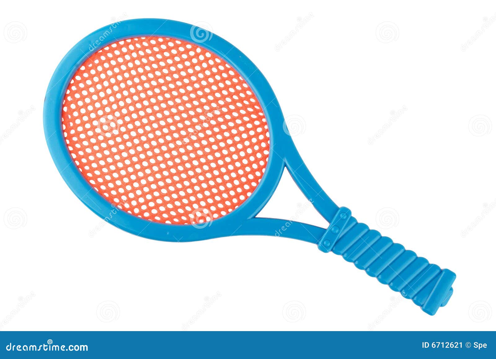 Plastic toy racket stock image. Image of lifestyles, isolated 6712621