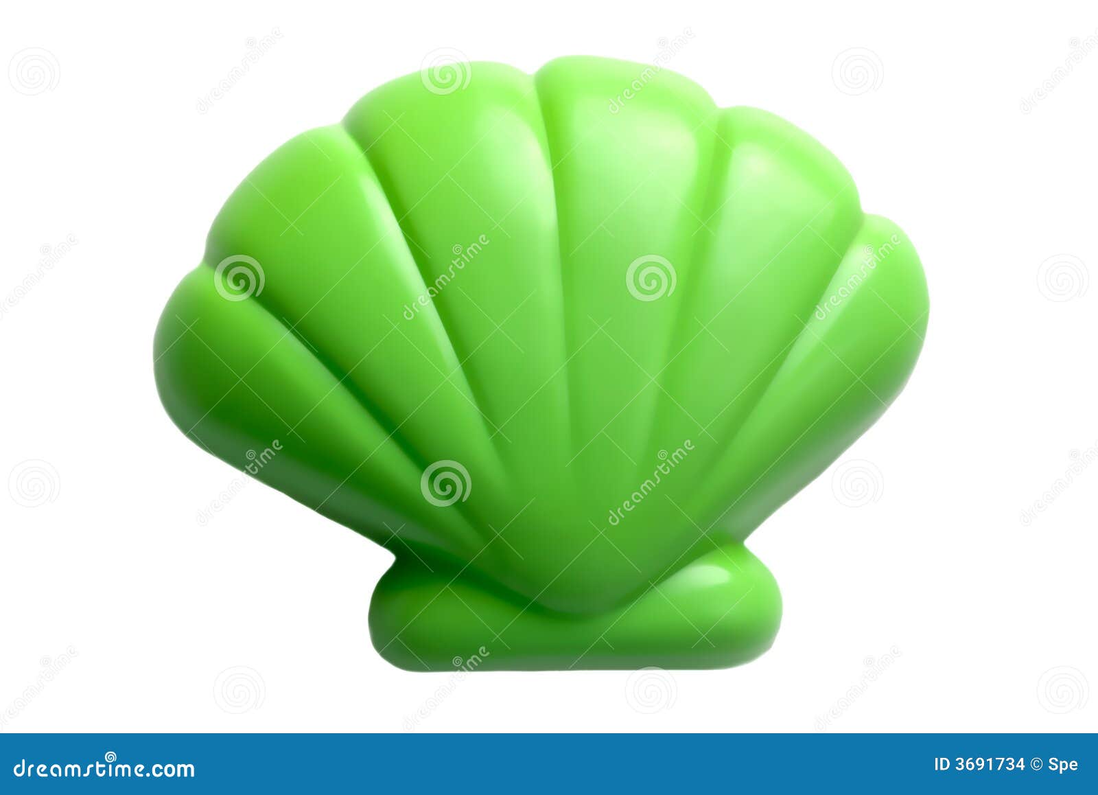 Plastic toy seashell stock photo. Image of form, plastic 3691734