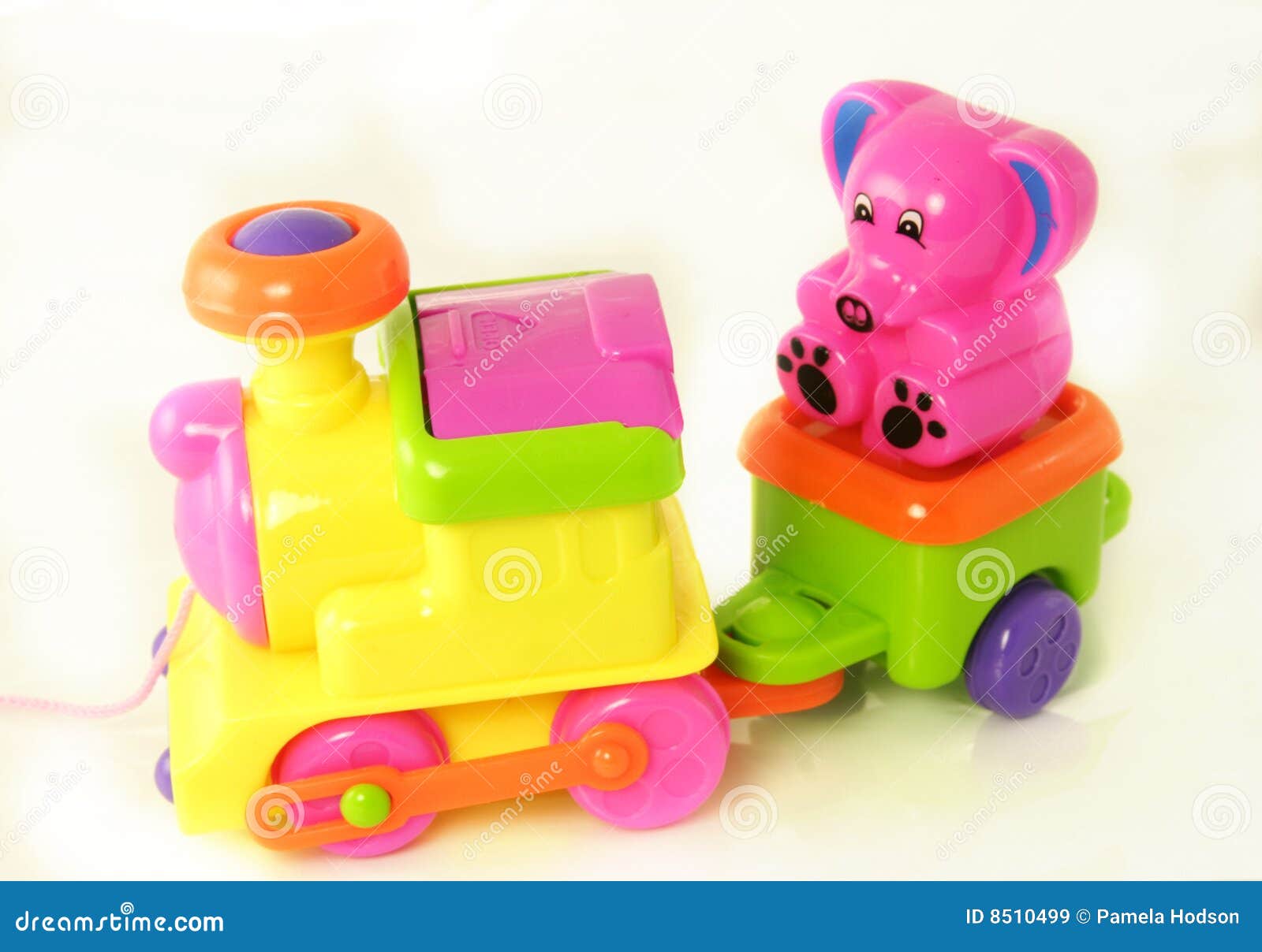 Plastic toy train stock image. Image of little, train 8510499