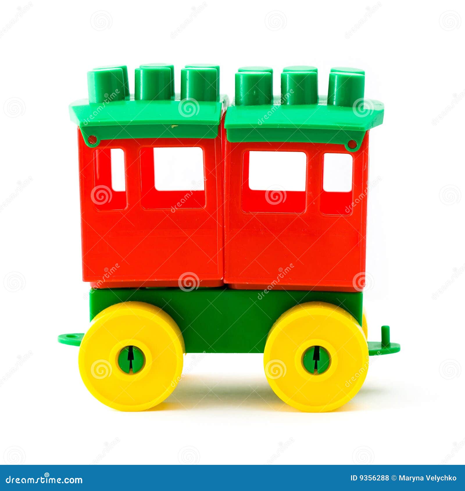 Plastic toy wagon stock photo. Image of build, cubes, colours 9356288