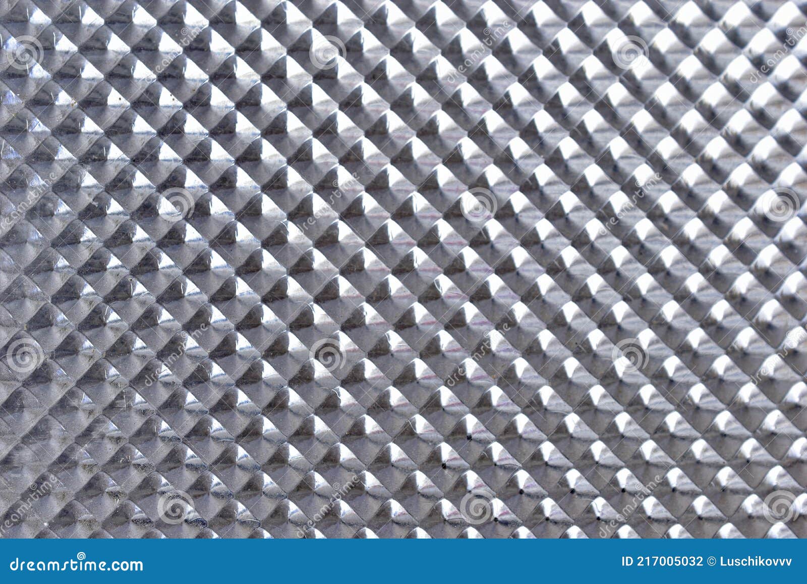 Plastic Transparent Plank with a Triangular Pattern Stock Photo - Image ...