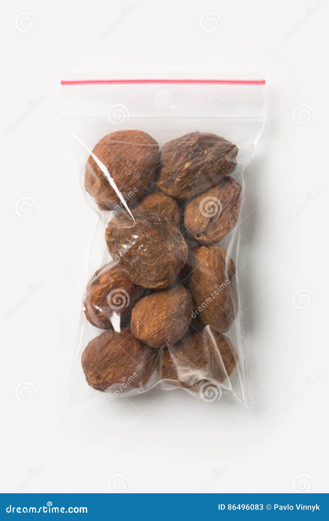 Download Plastic Transparent Zipper Bag With Home Dried Apricots Isolated On White, Vacuum Package Mockup ...