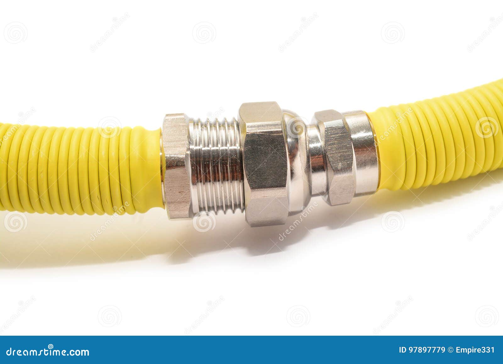 Plastic water pipe joint stock image. Image of plastic 97897779