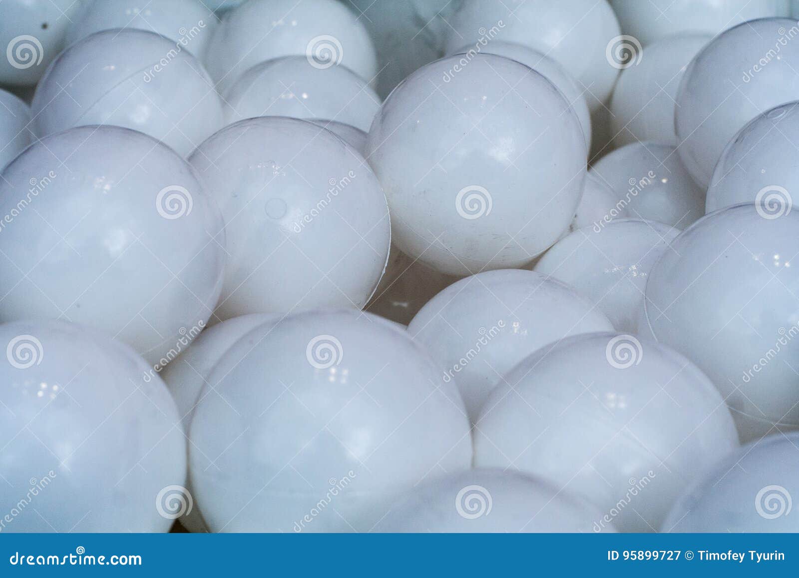 Plastic White Balls. Background, Texture. Stock Image Image of