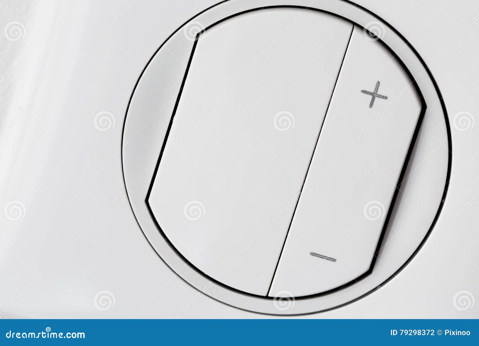 Plastic White Dimmer Light Switch Stock Photo Image of dimmer