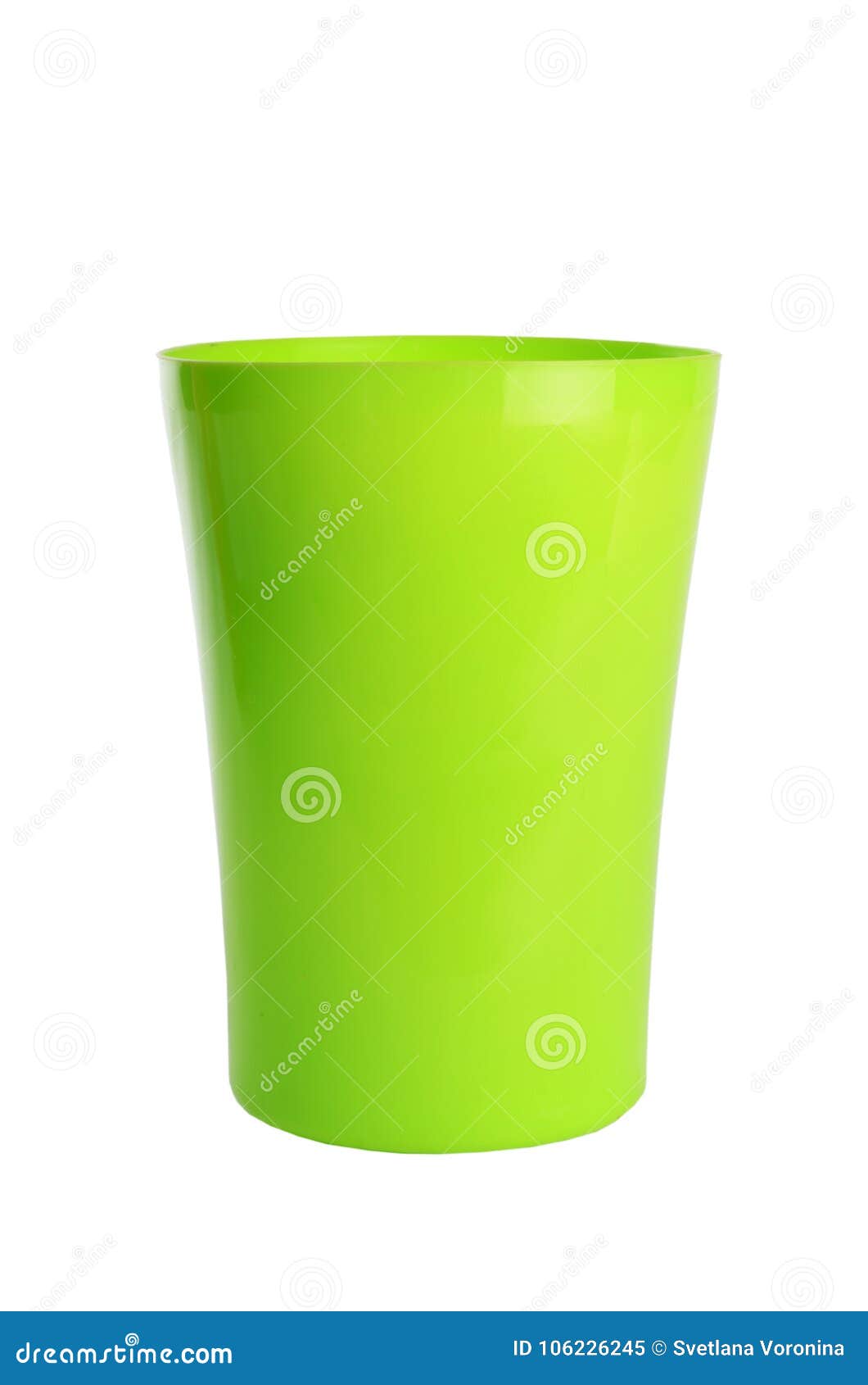 Plastic Cup Isolated on White Background Stock Image Image of cups