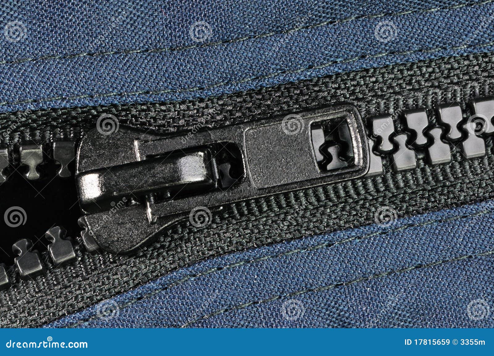 Plastic Zipper stock image. Image of material, black - 17815659