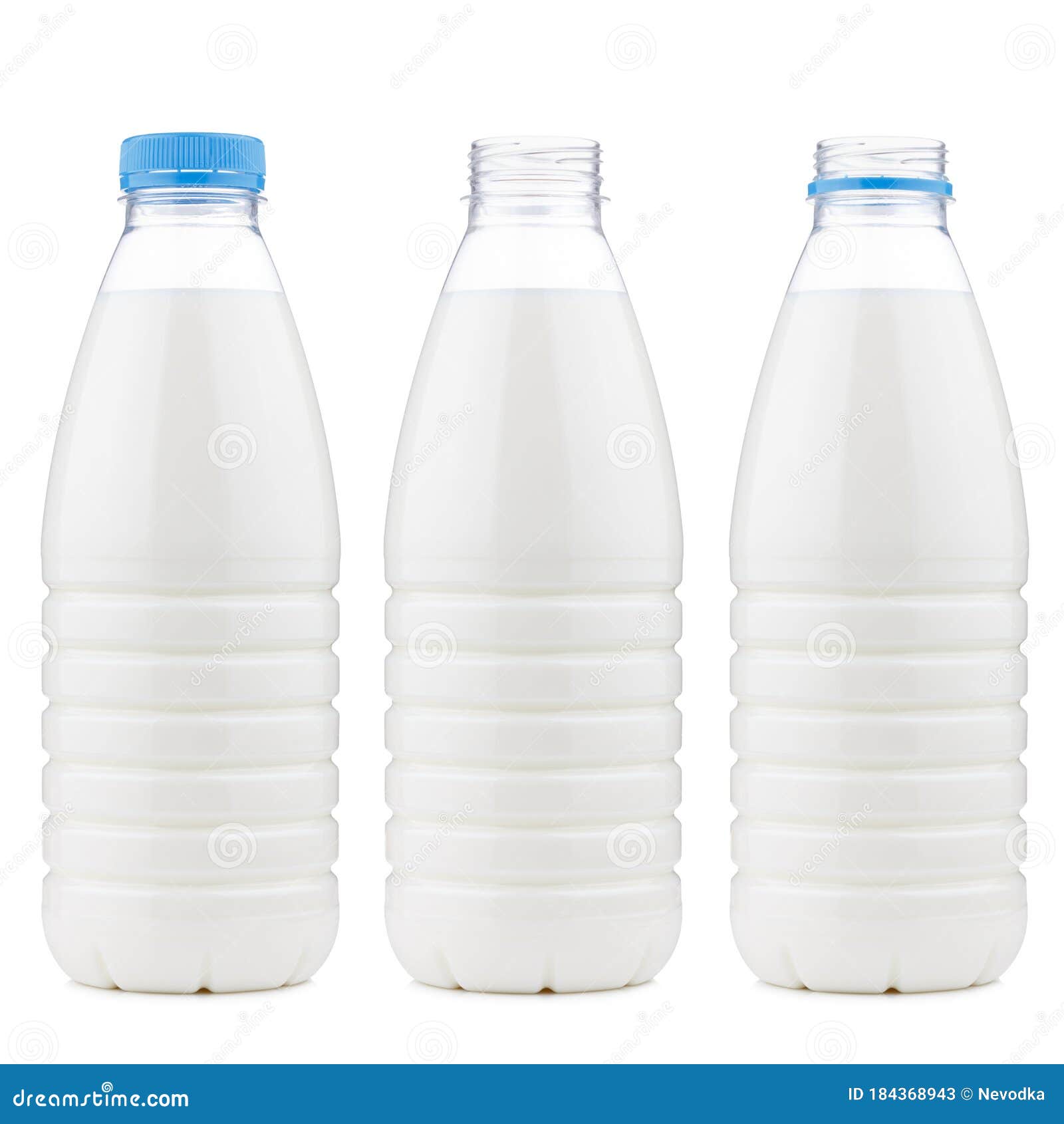 Plastica 1 Litro Bottiglia Di Latte Chiusa E Aperta Isolata Immagine Stock  - Immagine di bottiglia, bevanda: 184368943