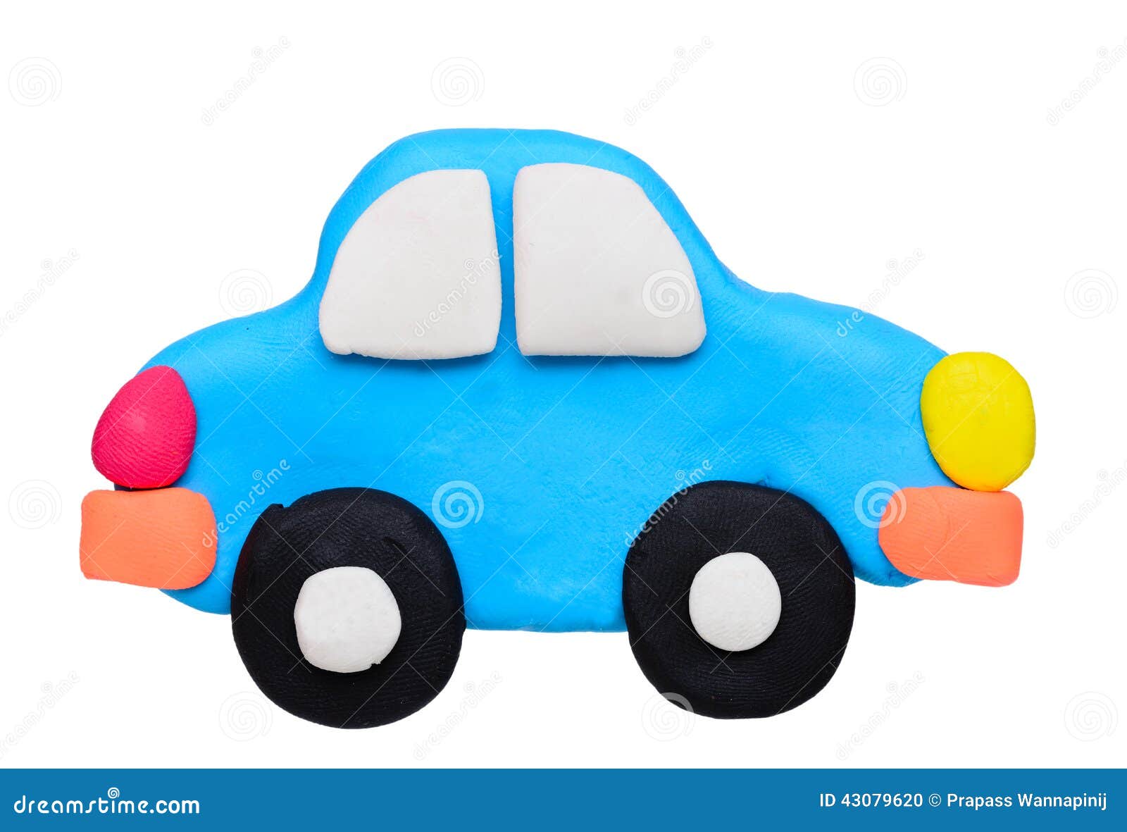 Plasticine Clay Rocket RoyaltyFree Stock Photo