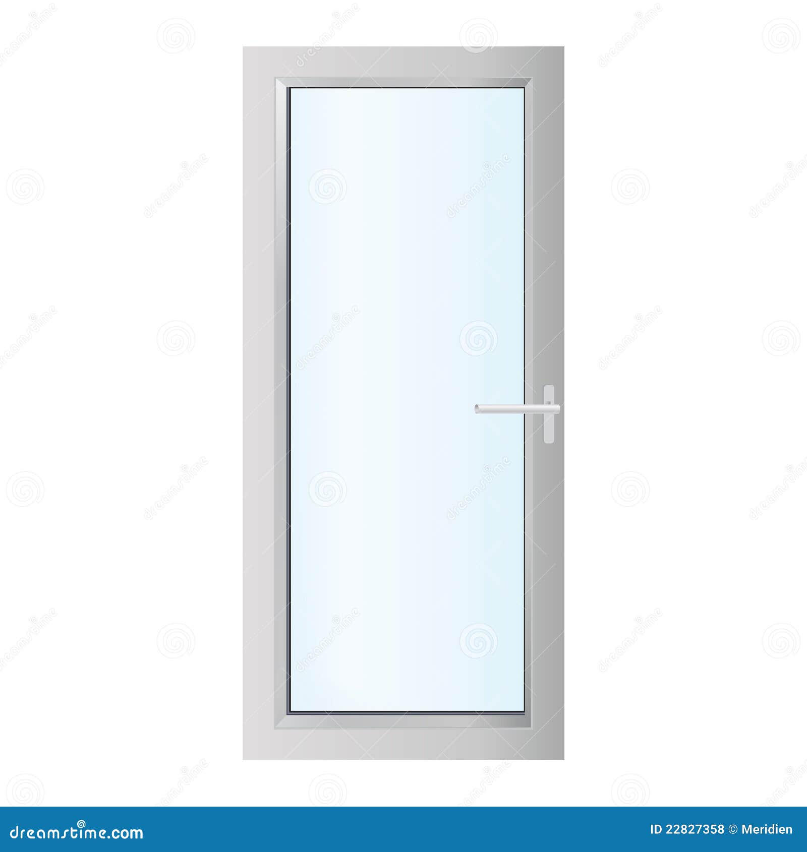 Plastics glasses door stock vector. Image of alone, house 22827358