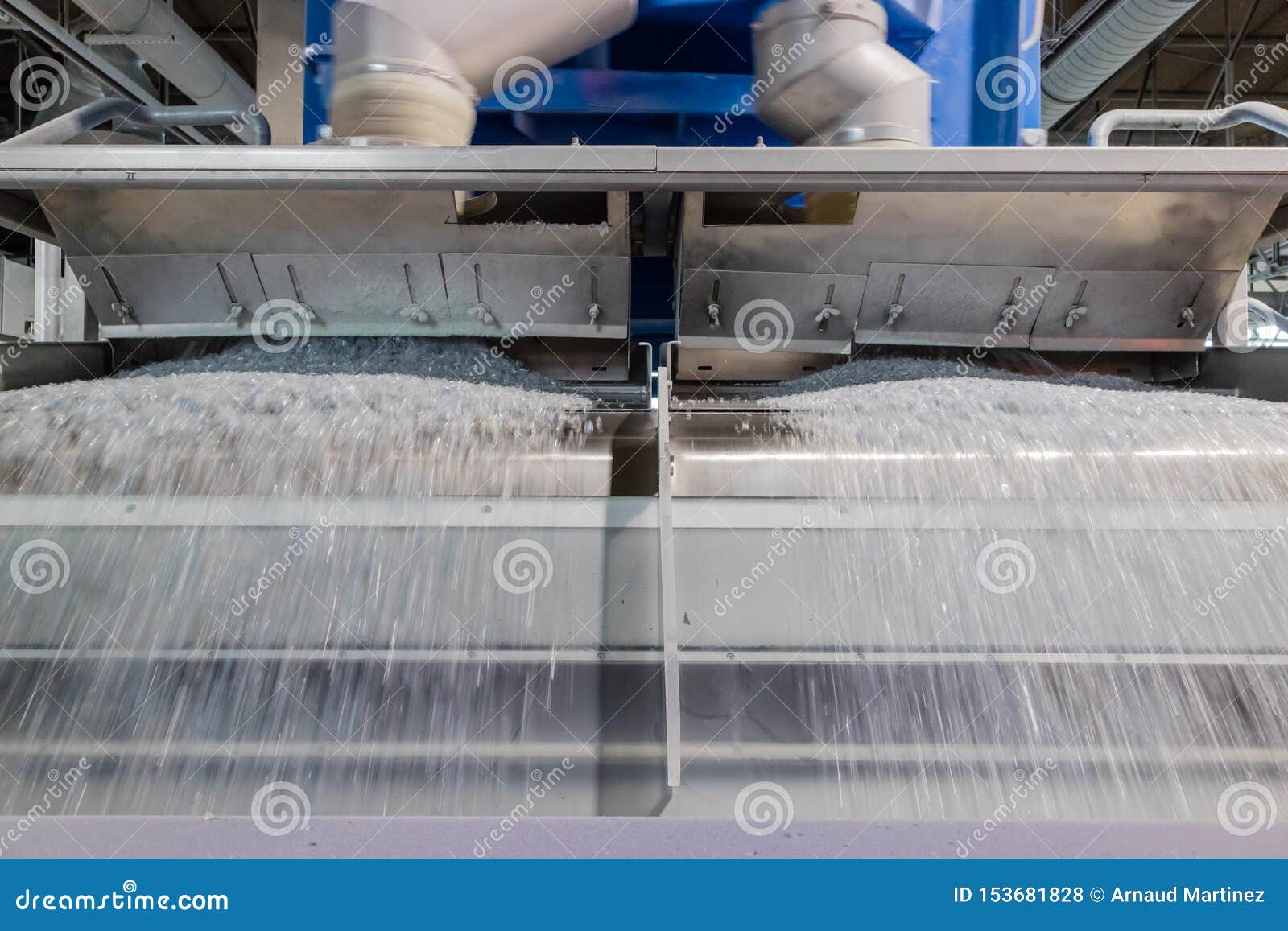 Plastics Recycling Centers and Raw Material Stock Photo Image of