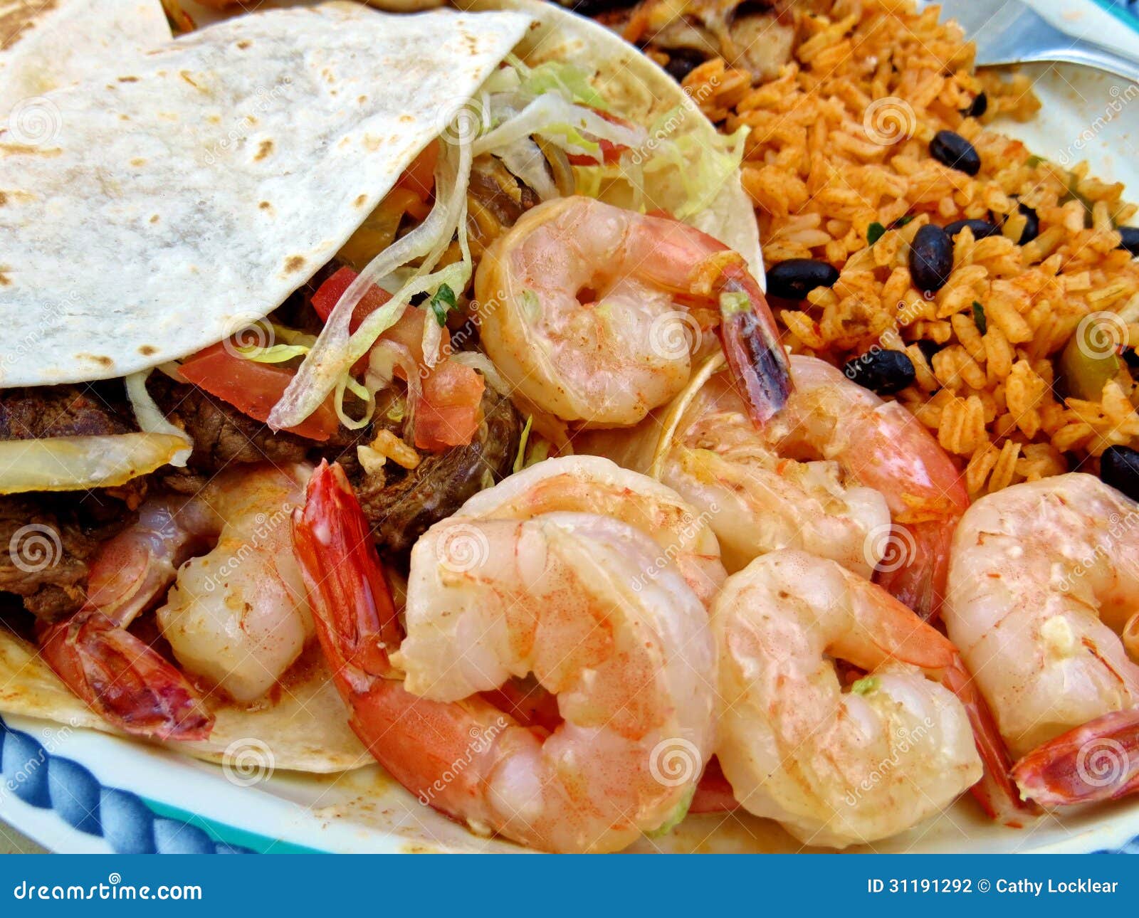 Plat Mexicain De Nourriture Photo stock Image du diner, fajita 31191292