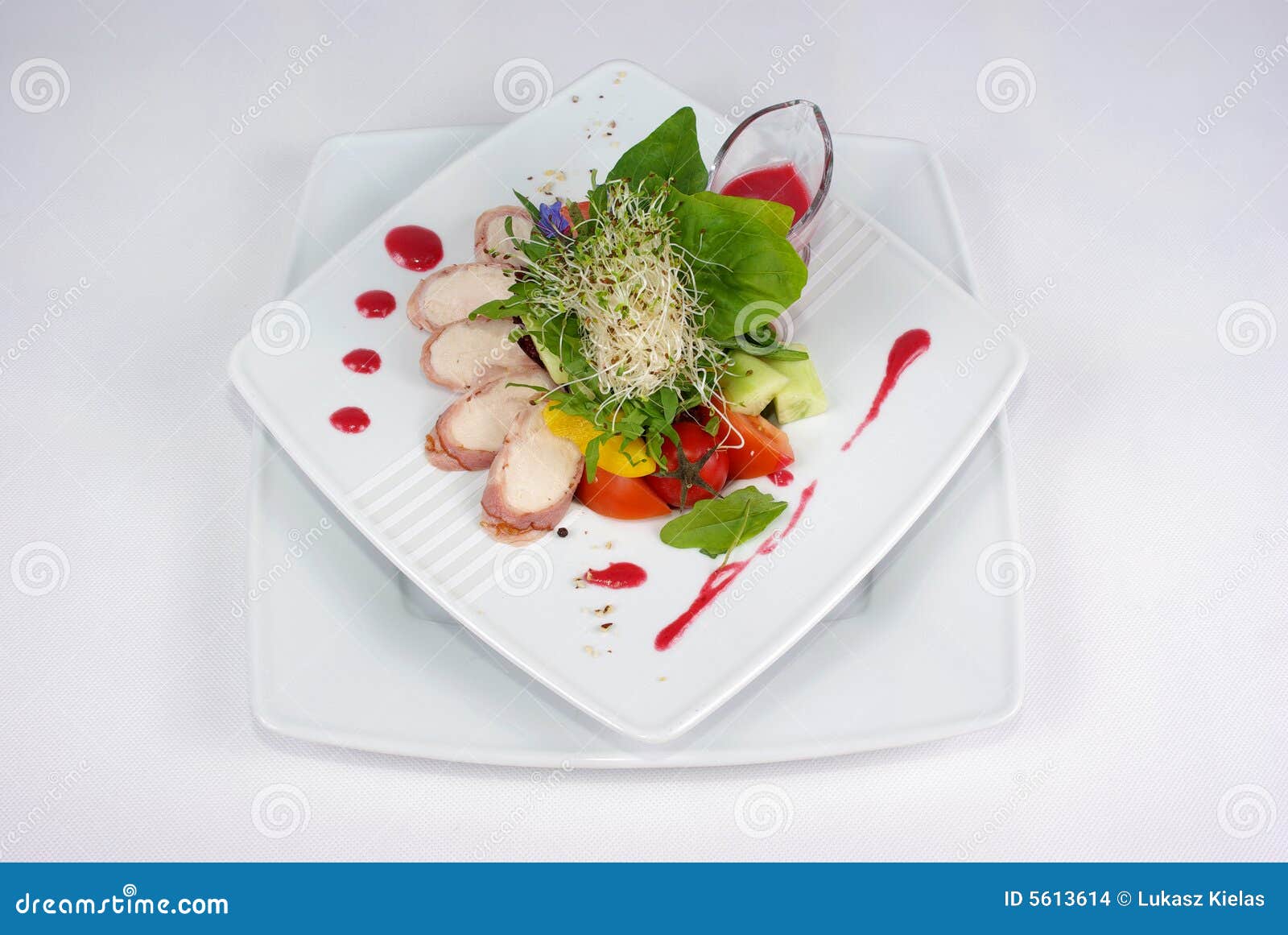 plate of fine dining meal