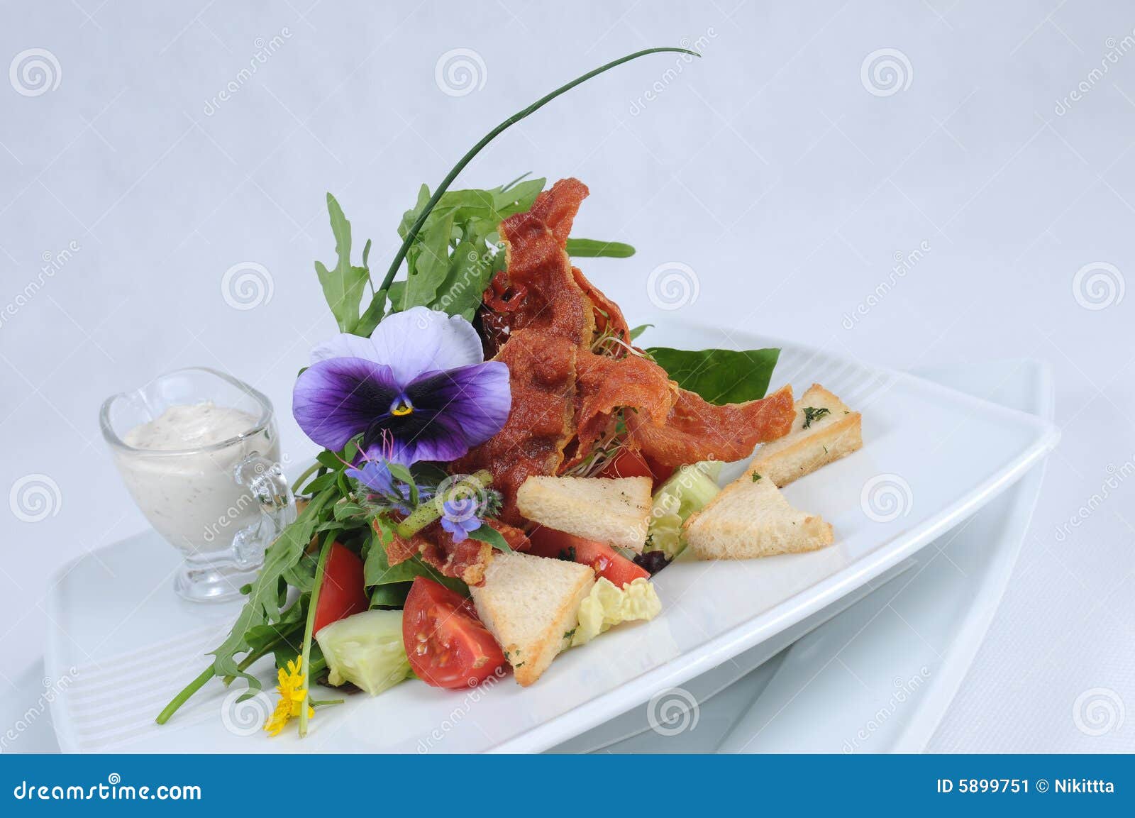 Plate of fine dining meal stock image. Image of cocktail 5899751