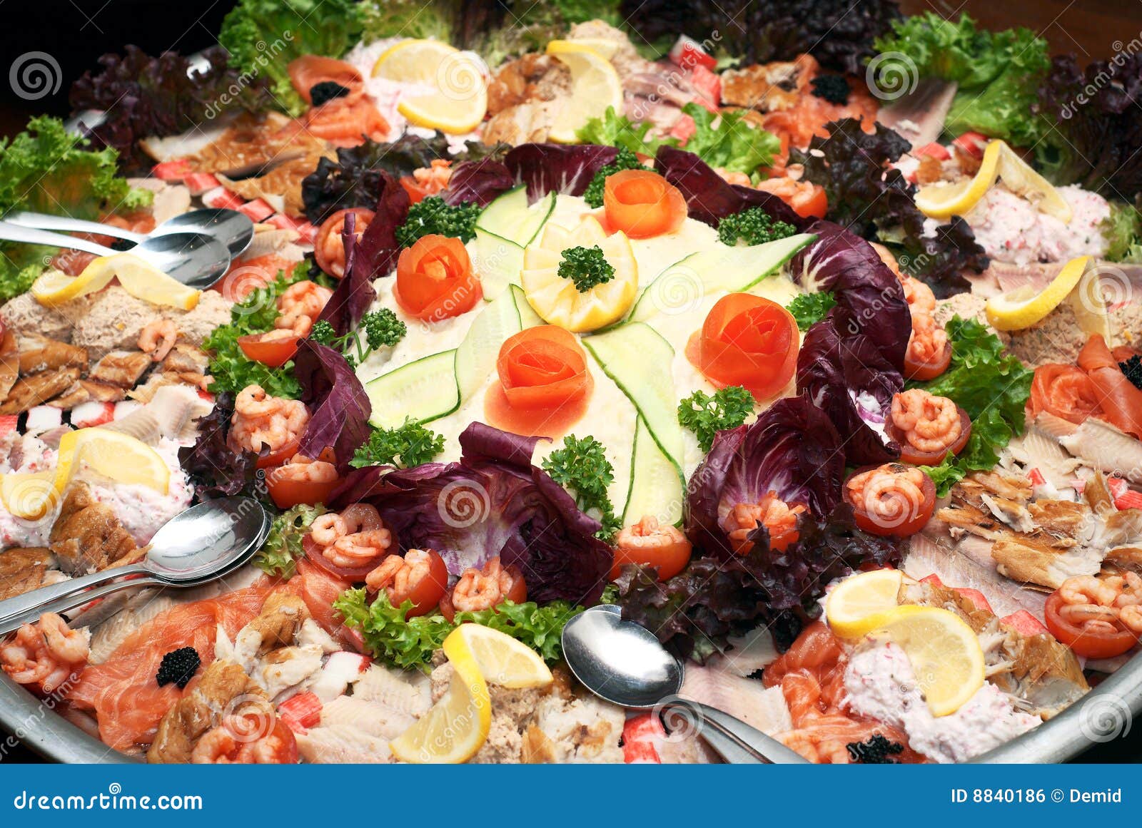 Large plate of food