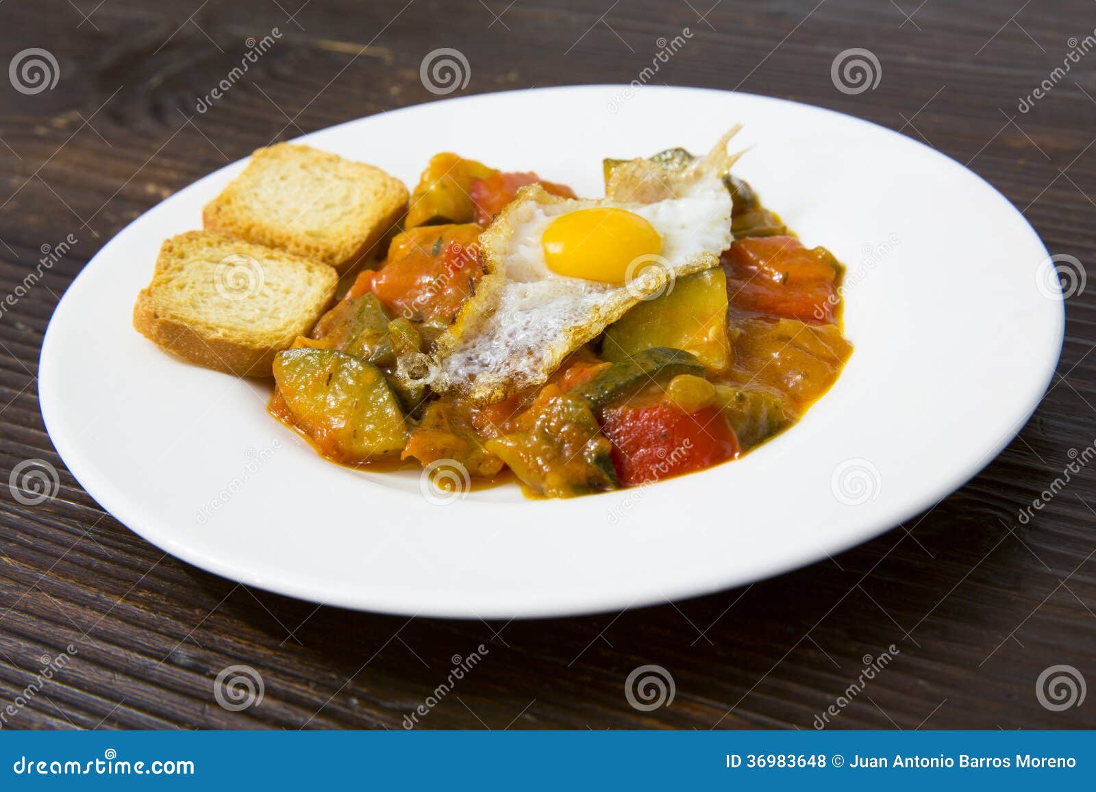 Plate of Food. Spanish Food Stock Photo Image of delicious, dinner