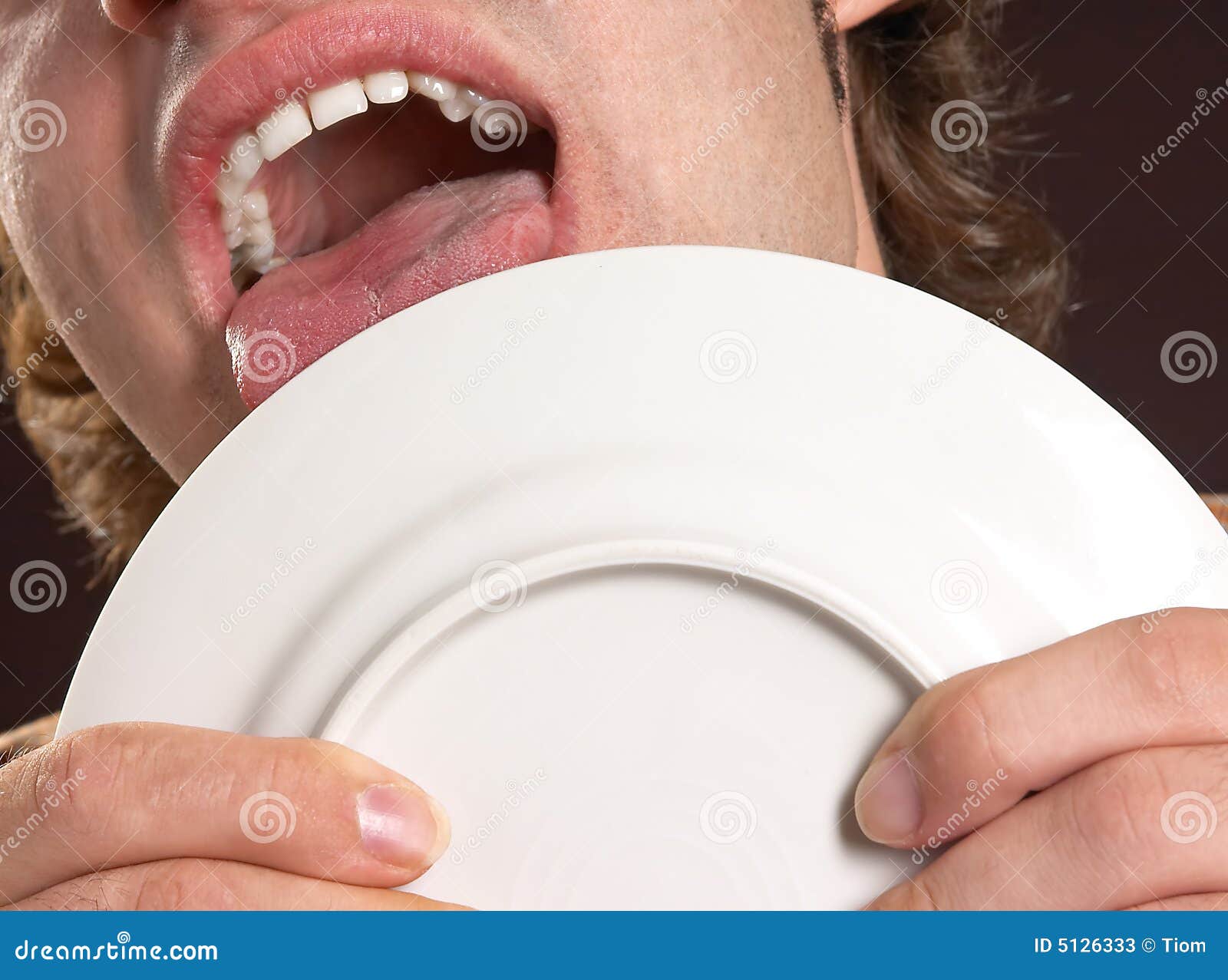 Plate Licking Stock Photos Image 5126333