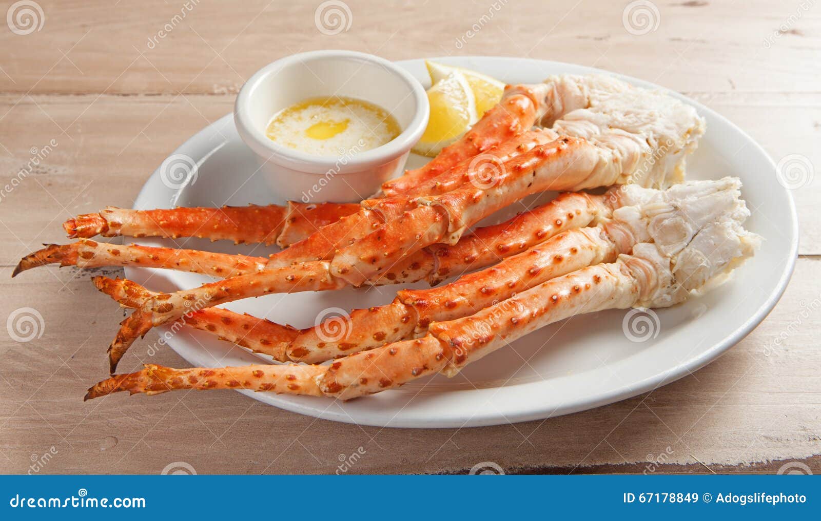 plate of snow crab legs