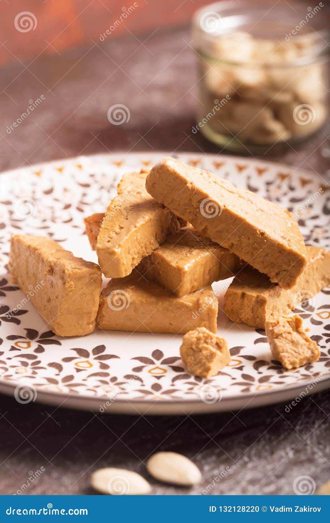 Plate of Turron, Typical Christmas Food in Spain Stock Photo - Image of ...