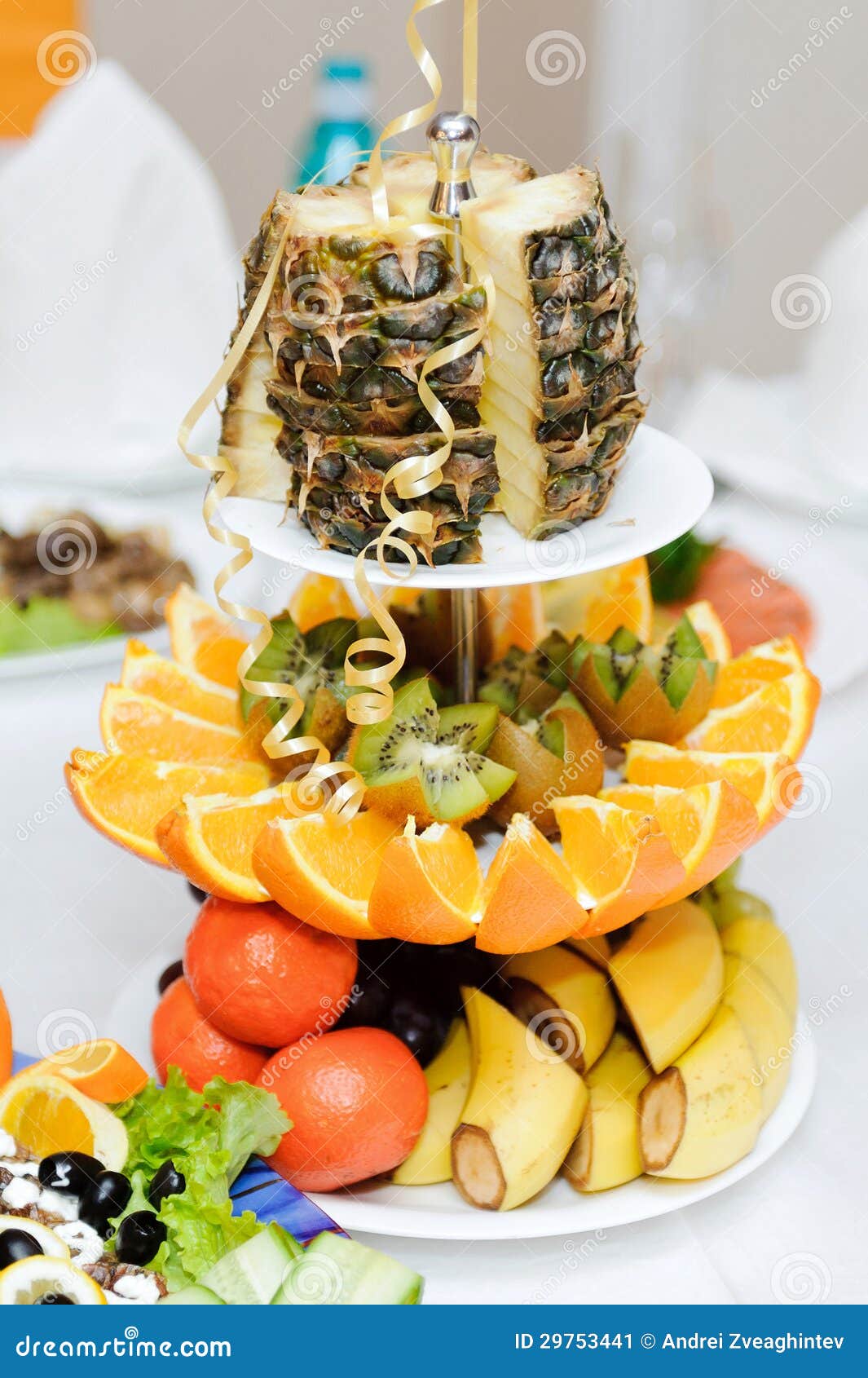 Fruit Plate stock image. Image of arranging, desert, luxury 29753441