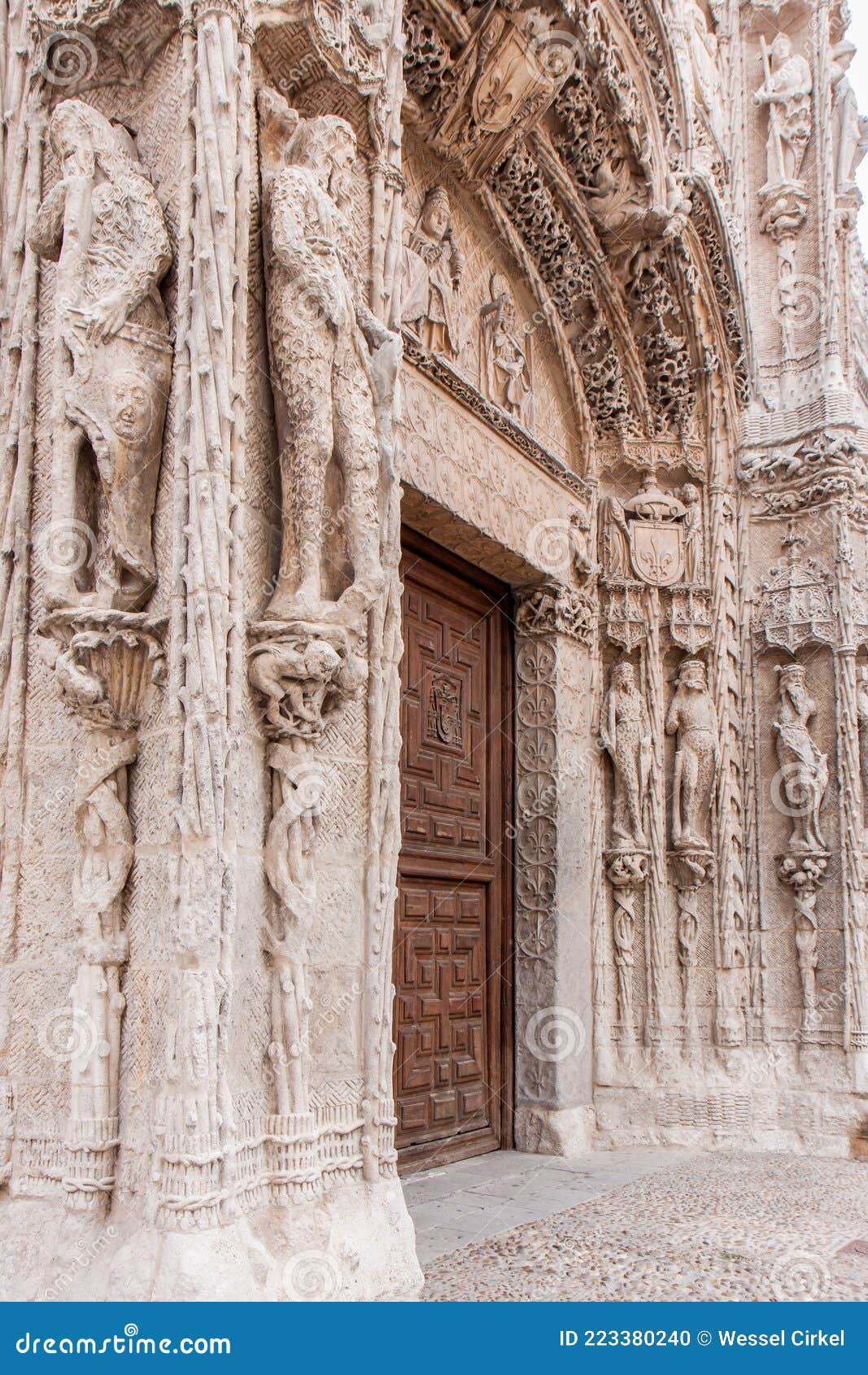 national sculpture museum entrance, valladolid, spain