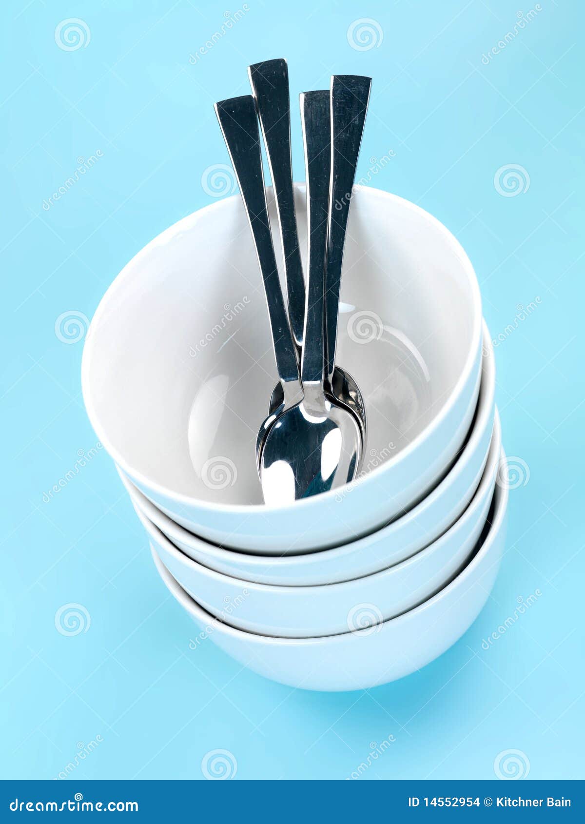 Plates and Cutlery stock photo. Image of domestic, close 14552954