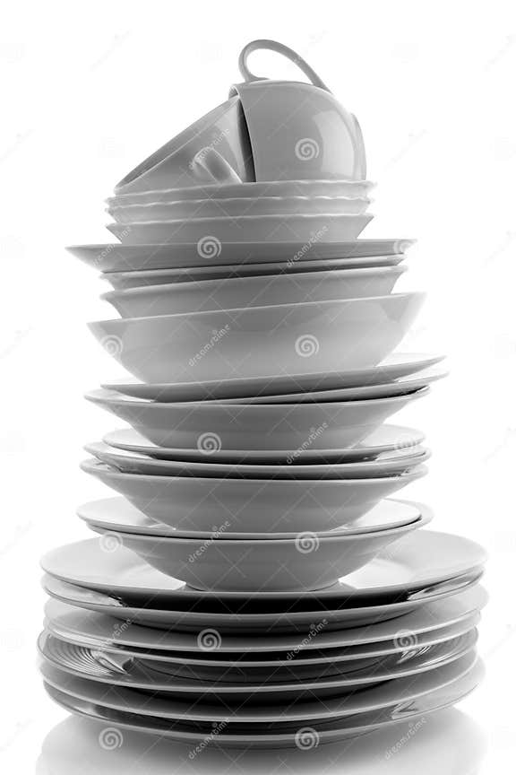 Plates and dishes stock photo. Image of porcelain, dishes 29462680
