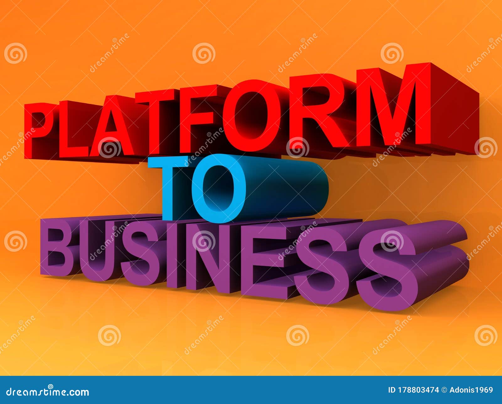 Platform to business stock illustration. Illustration of creation 178803474