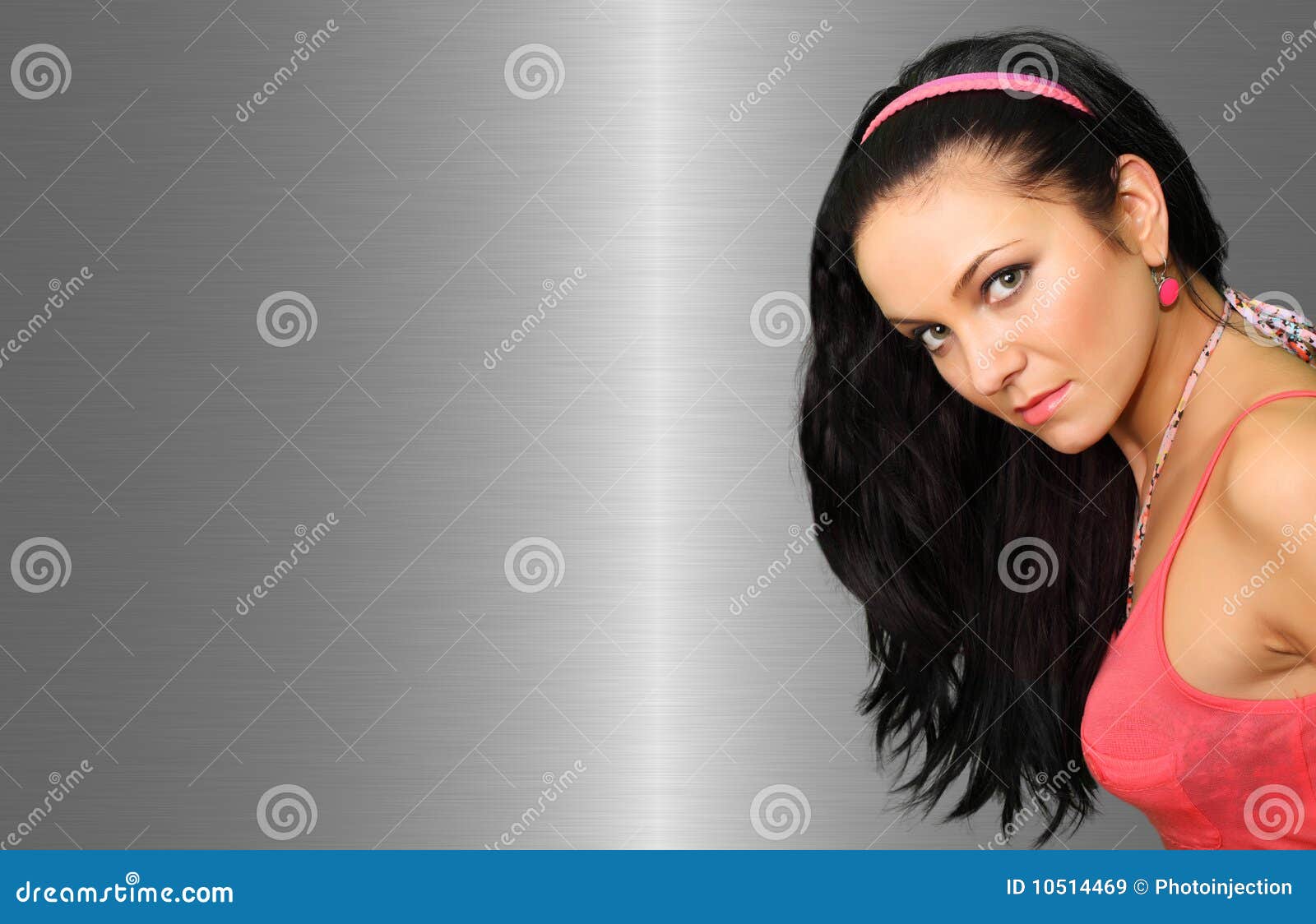 Platinum girl stock image. Image of clear, lovely, dark 10514469