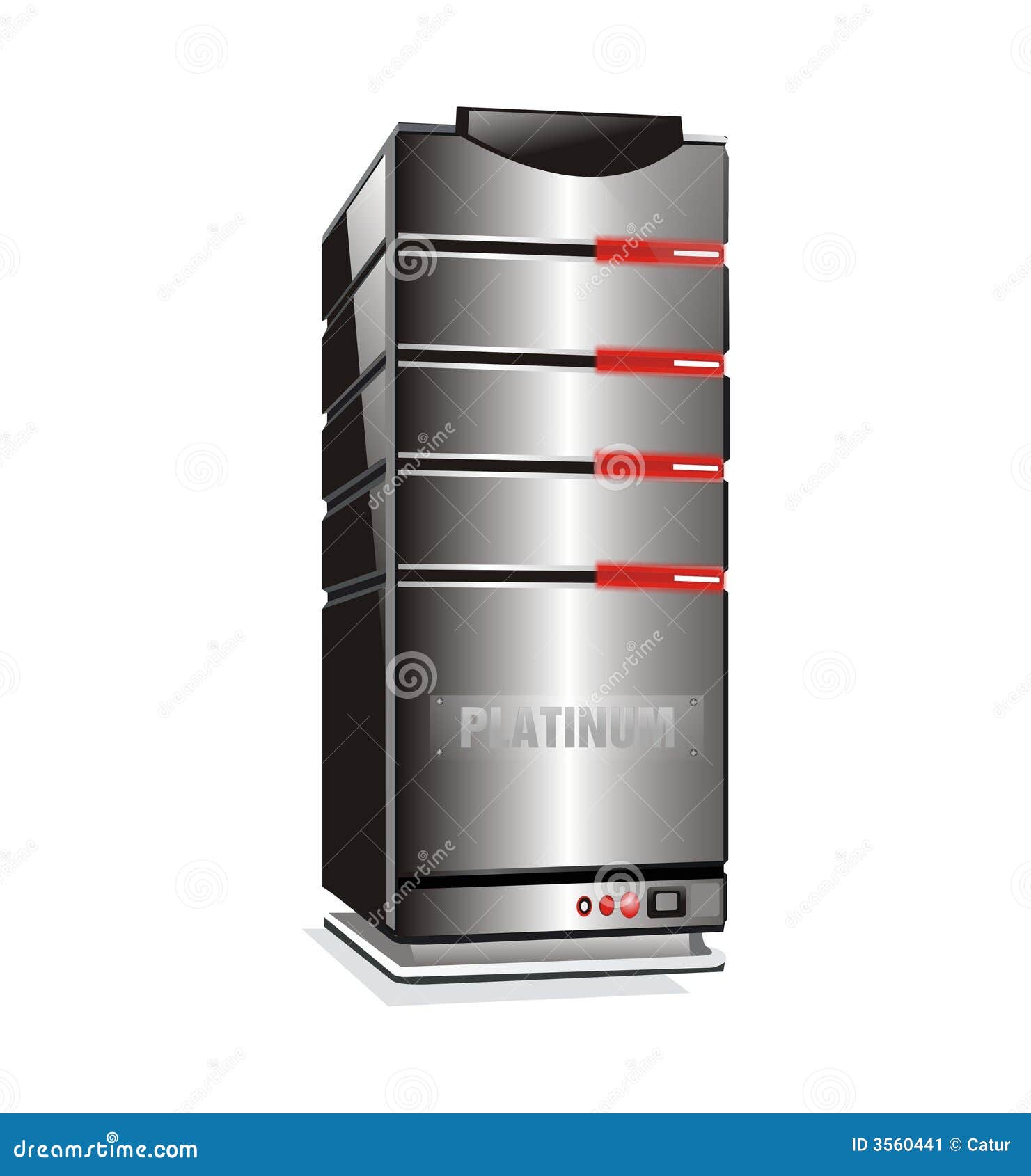 platinum hosting server tower