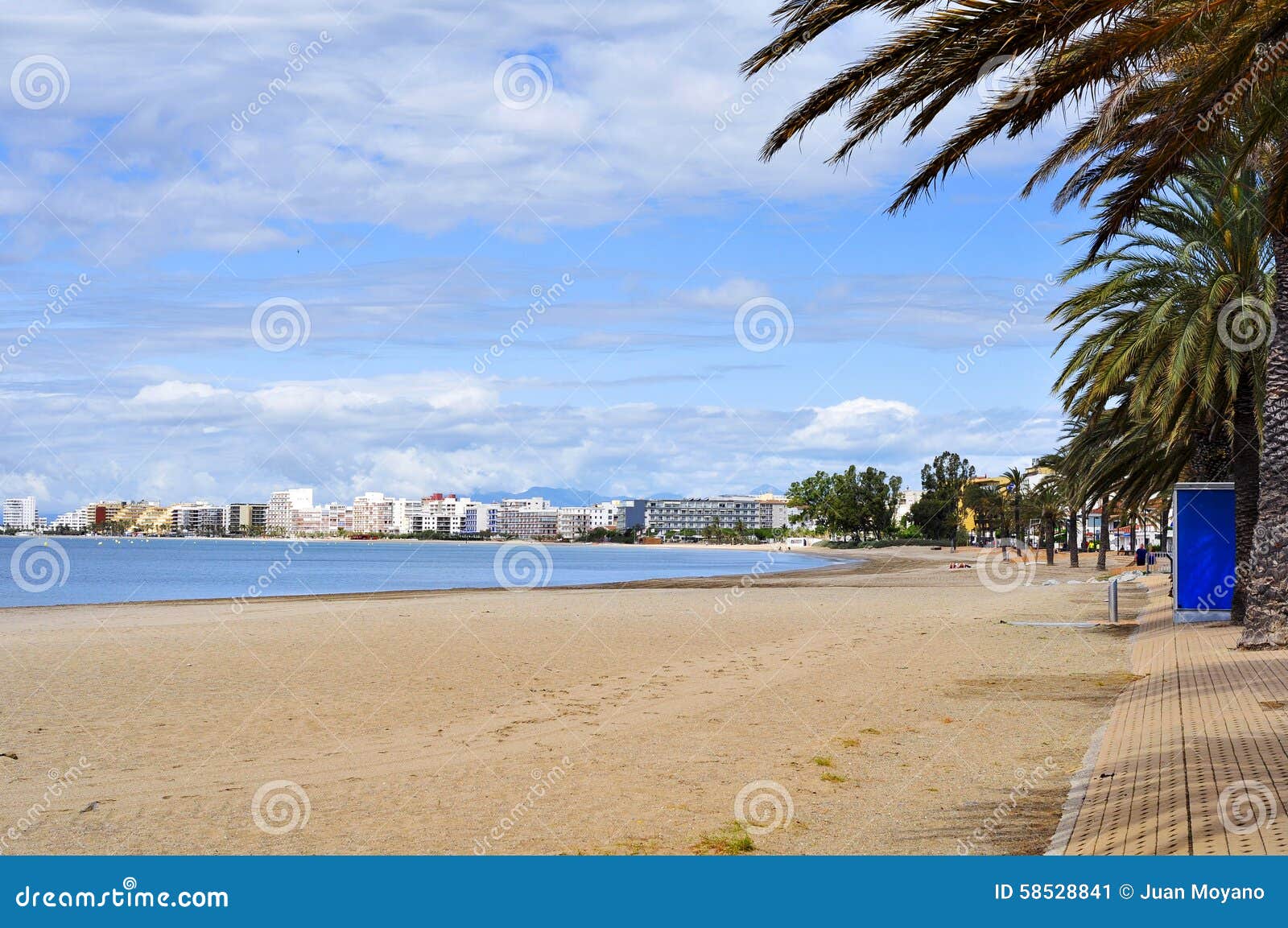 platja nova beach in roses, spain