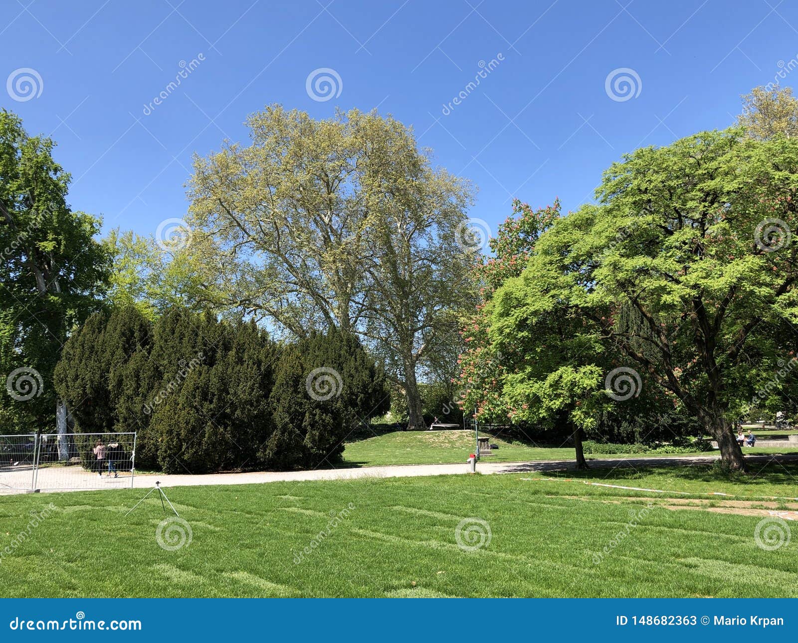 Platzspitz - Park with a Turbulent Past in the City of Zurich Stock ...