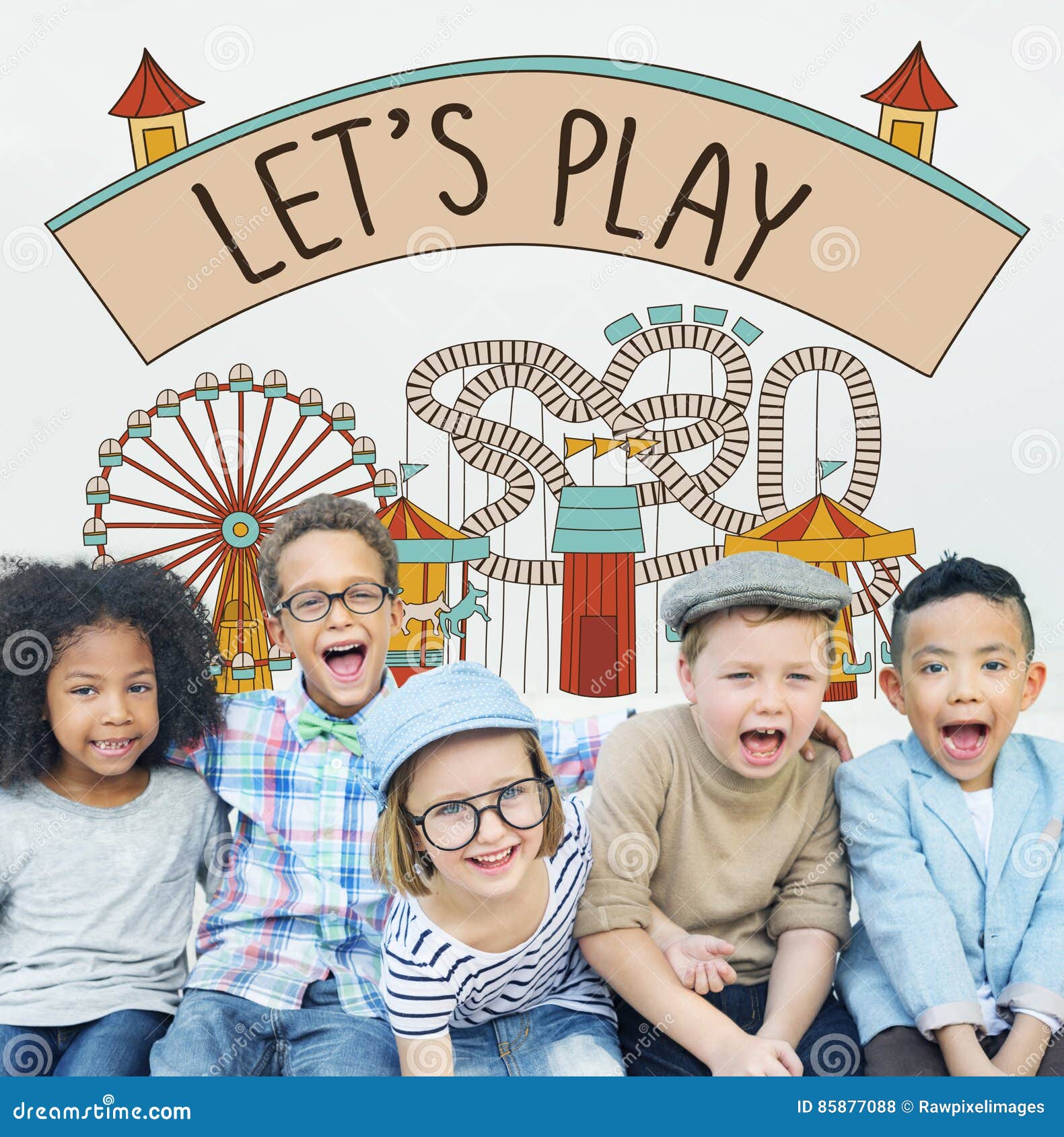 Play Activity Entertainment Happiness Leisure Concept Stock Photo