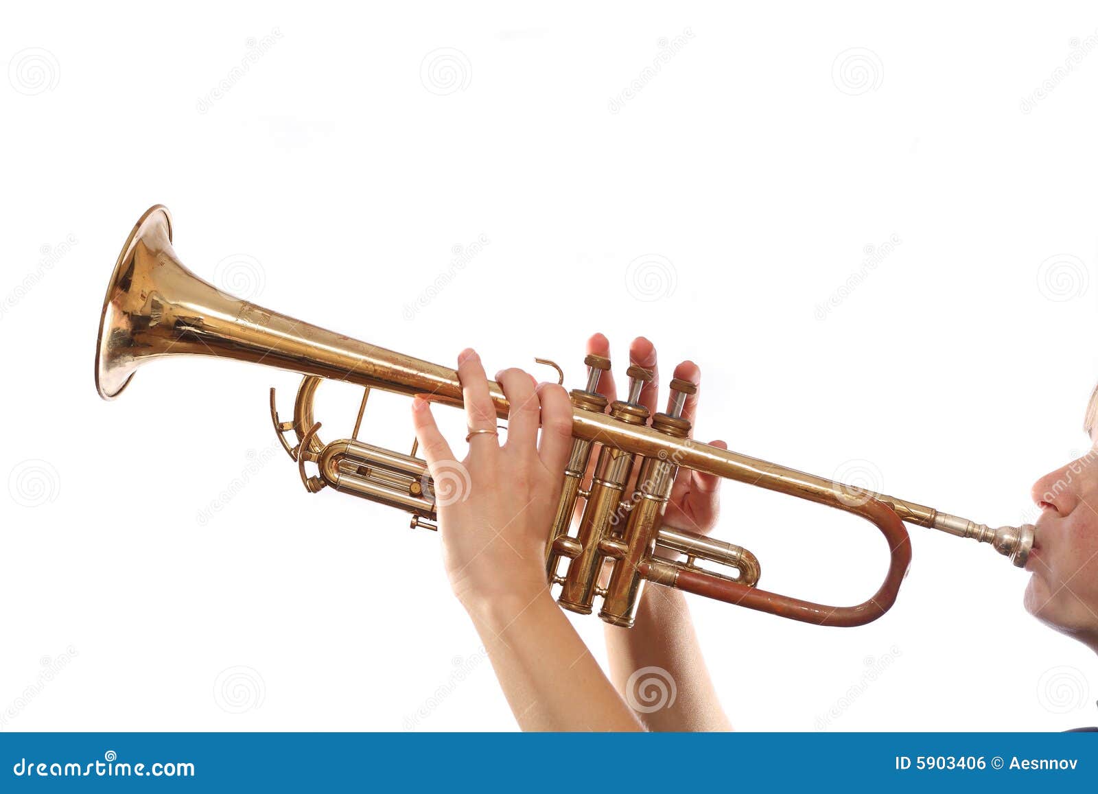 Play on pipe stock photo. Image of instrument, gold, conservatory 5903406
