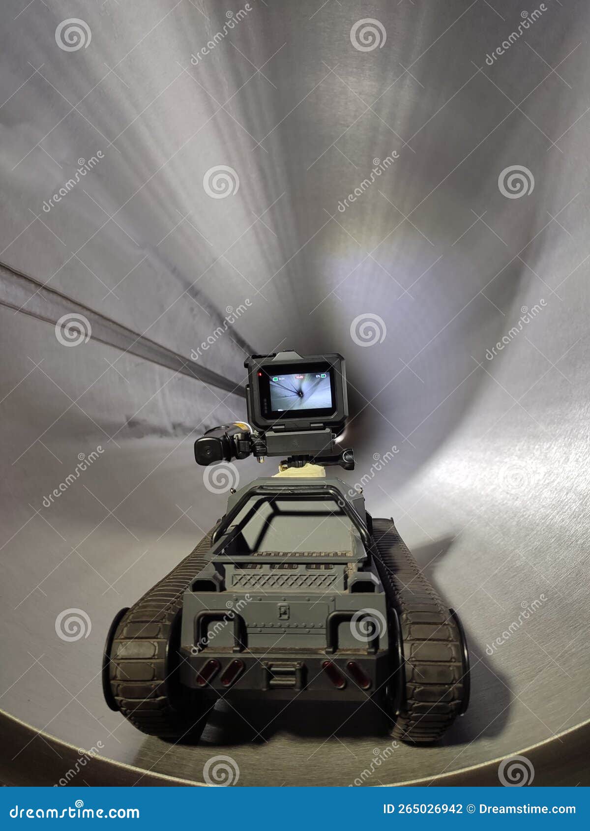 Play Remote Control of Tank Car Type at Pipeline Stock Photo Image of