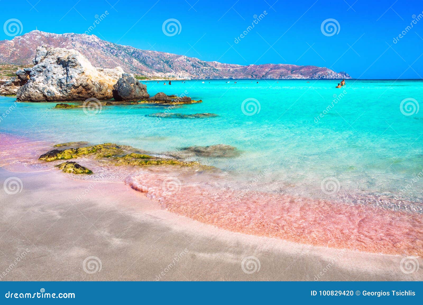 Playa De Elafonisi Creta Grecia