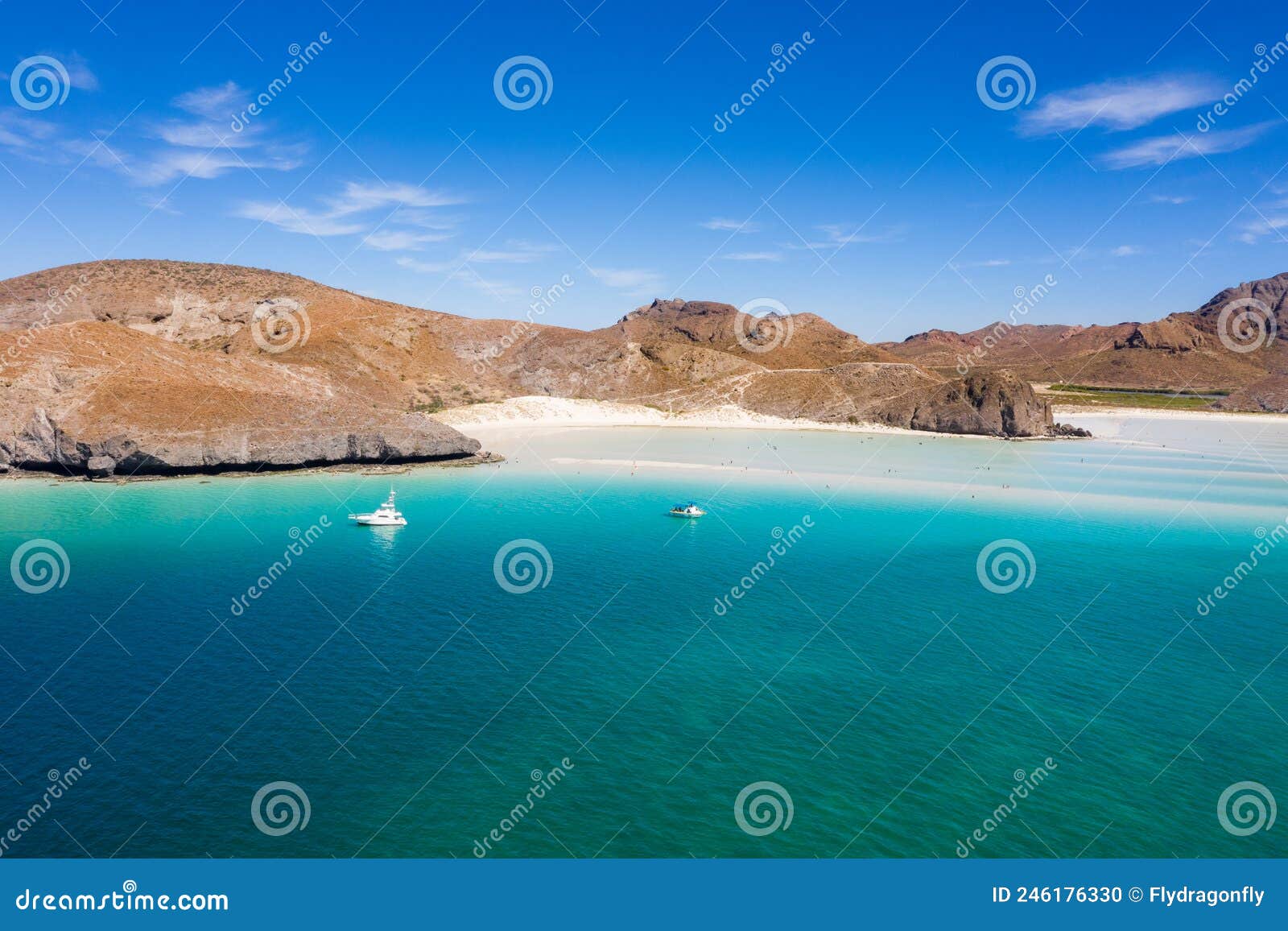 playa balandra in mexico la paz.