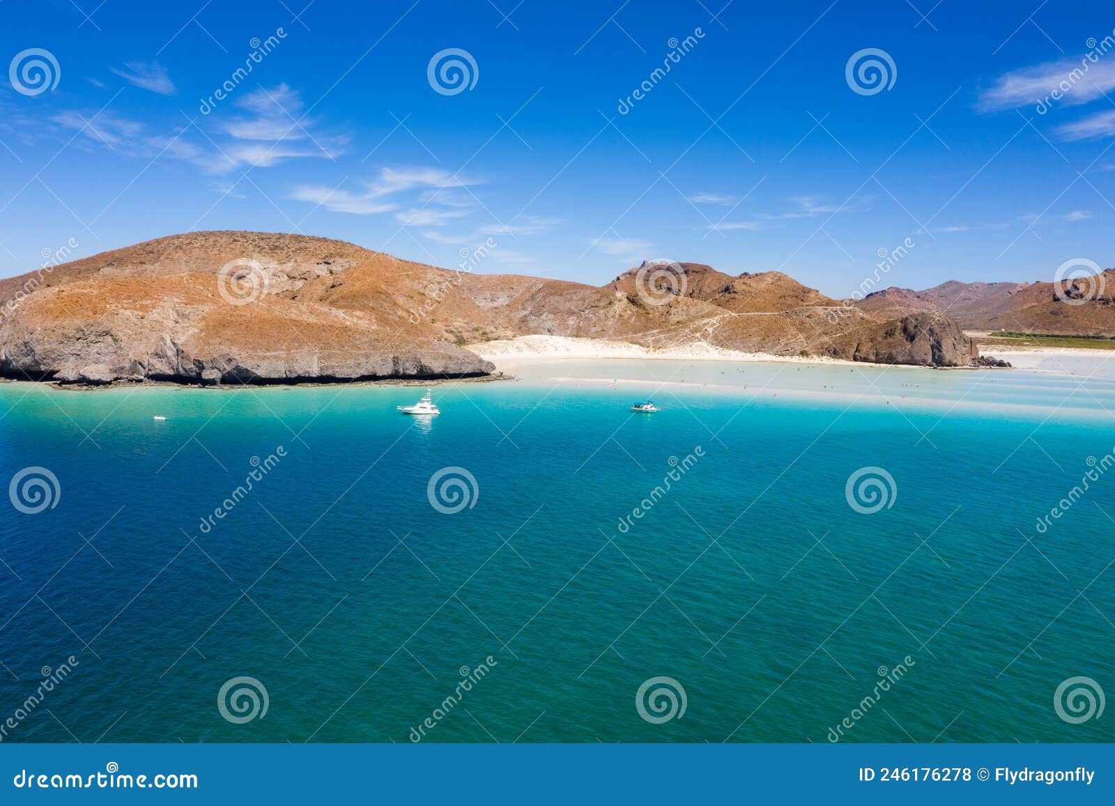 playa balandra in mexico la paz.